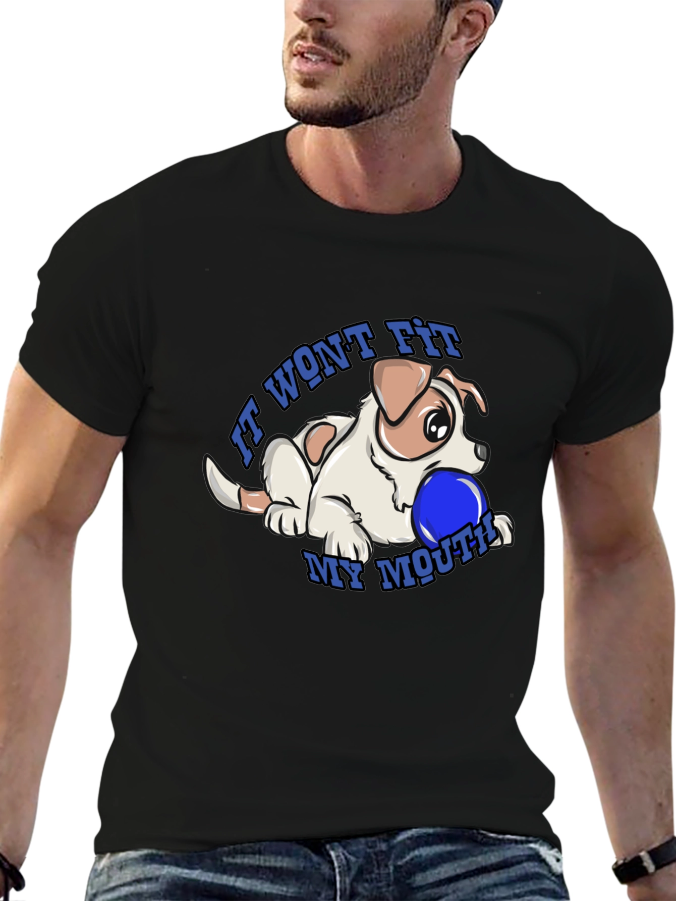 Dog & Ball Graphic T-Shirt - It Wont Fit