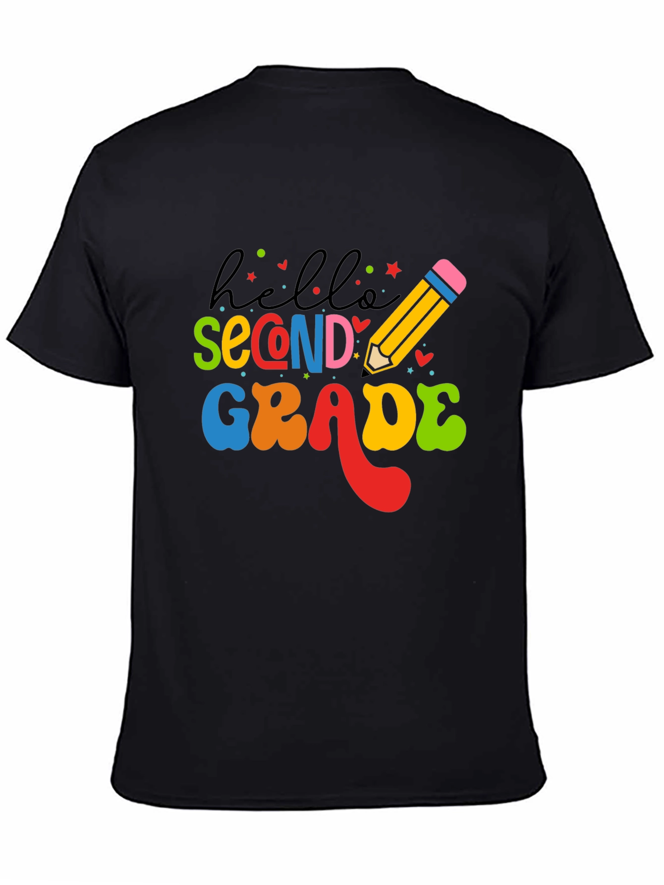 Hello Second Grade T-Shirt Back to School Teacher
