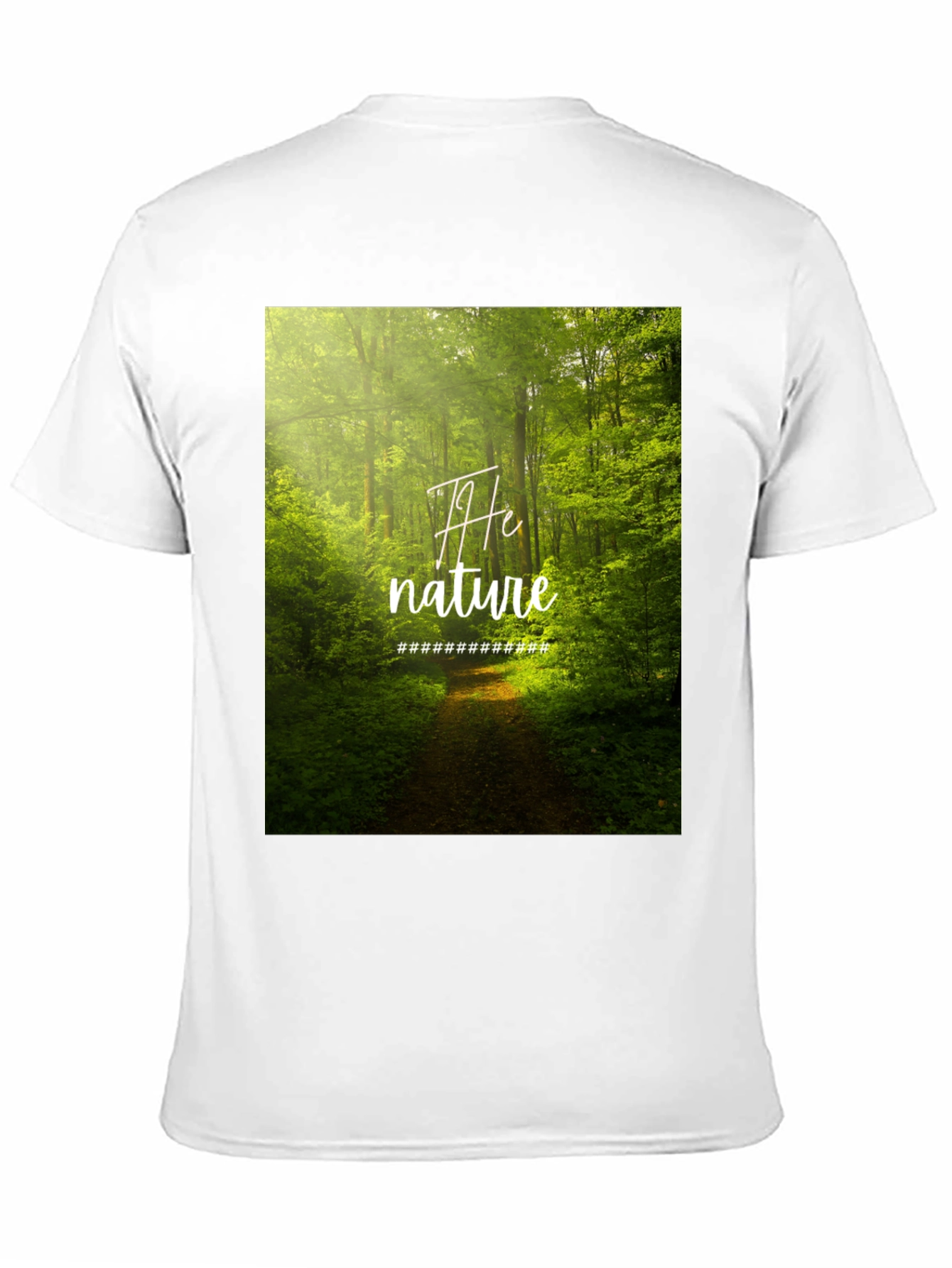 Nature Graphic Black Tee