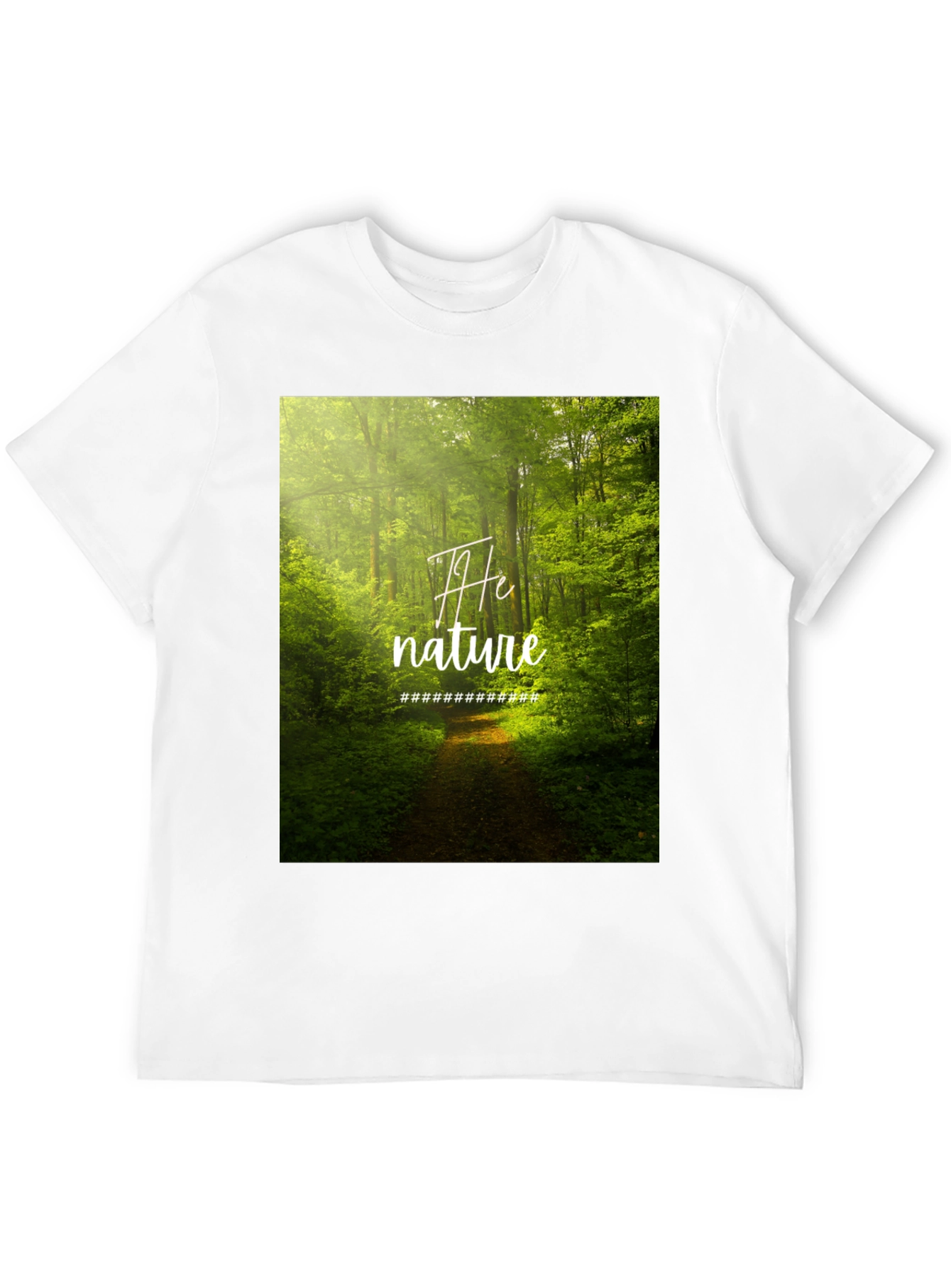 Nature Graphic Black Tee