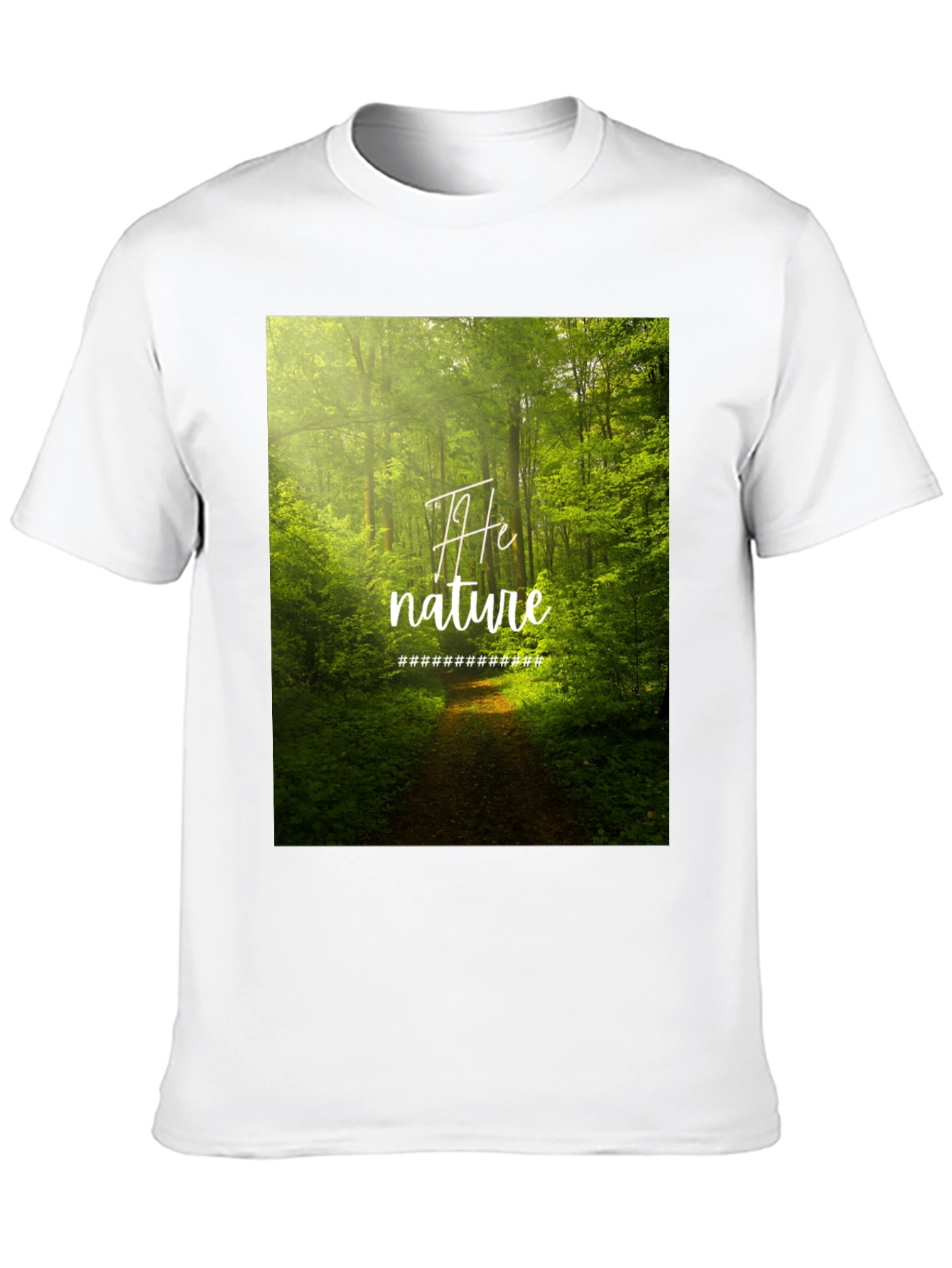 Nature Graphic Black Tee