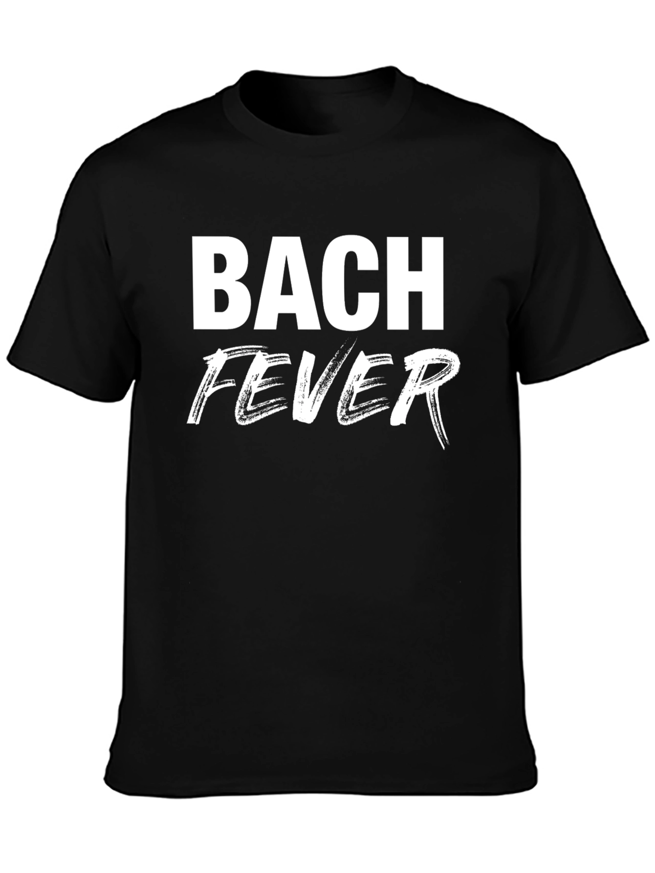 Bach Fever Black T-Shirt - Music Lover Tee