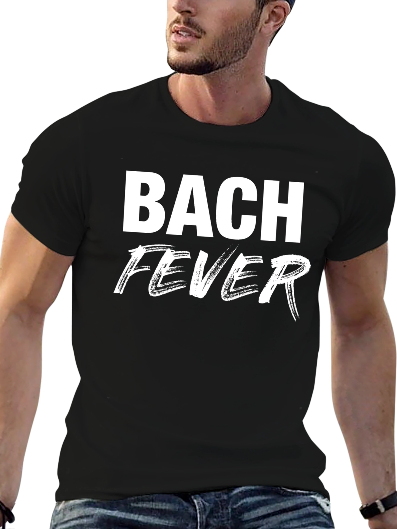 Bach Fever Black T-Shirt - Music Lover Tee