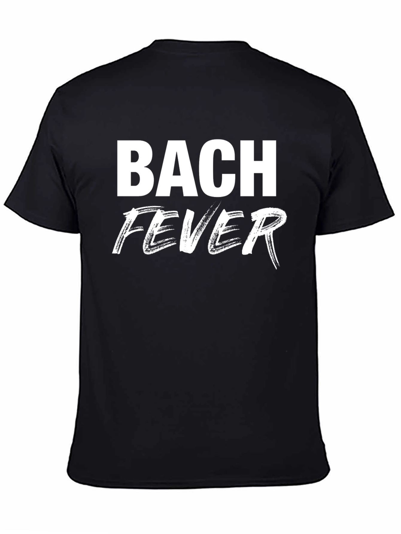 Bach Fever Black T-Shirt - Music Lover Tee