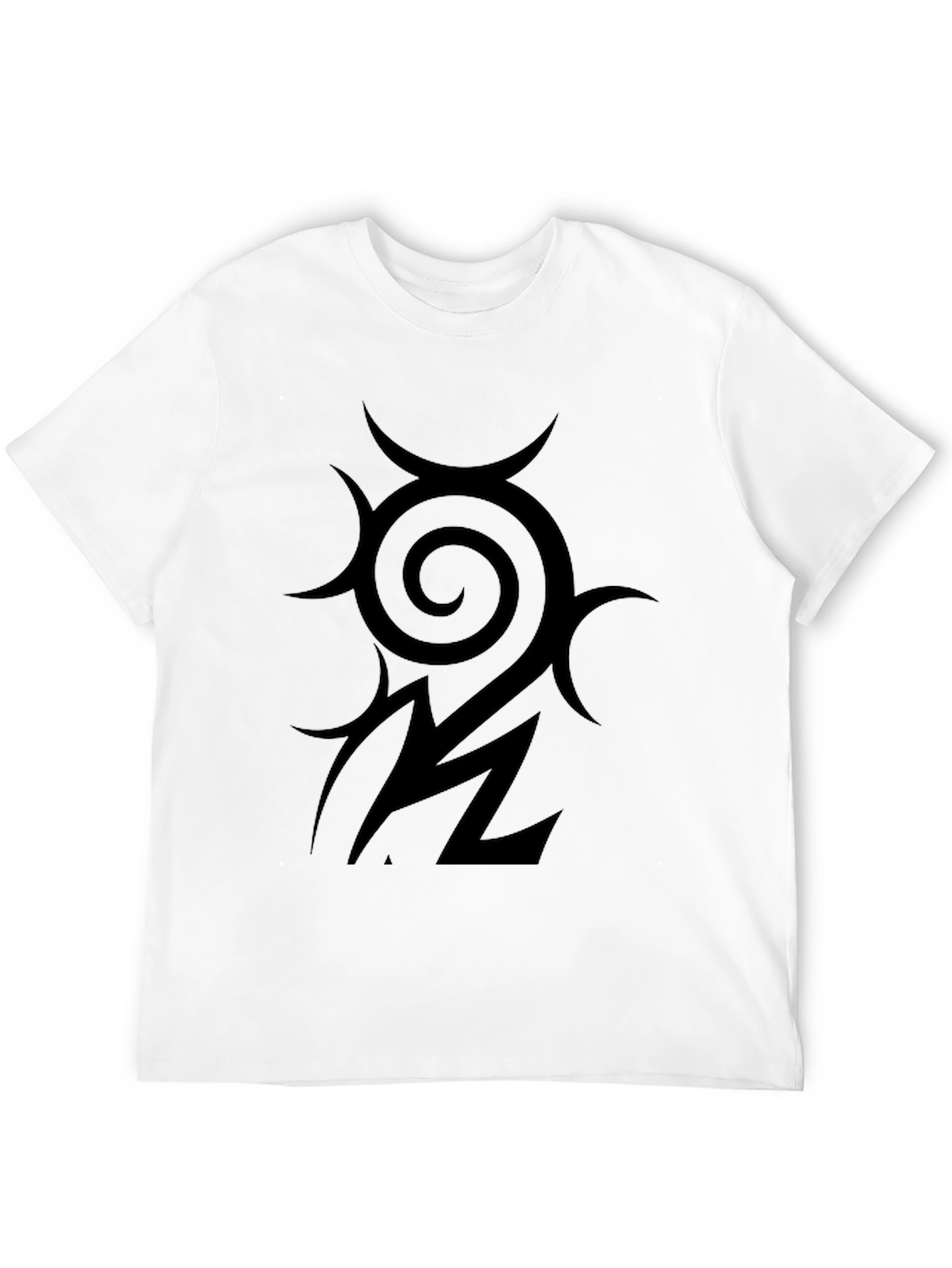 Tribal Symbol Graphic Black T-Shirt