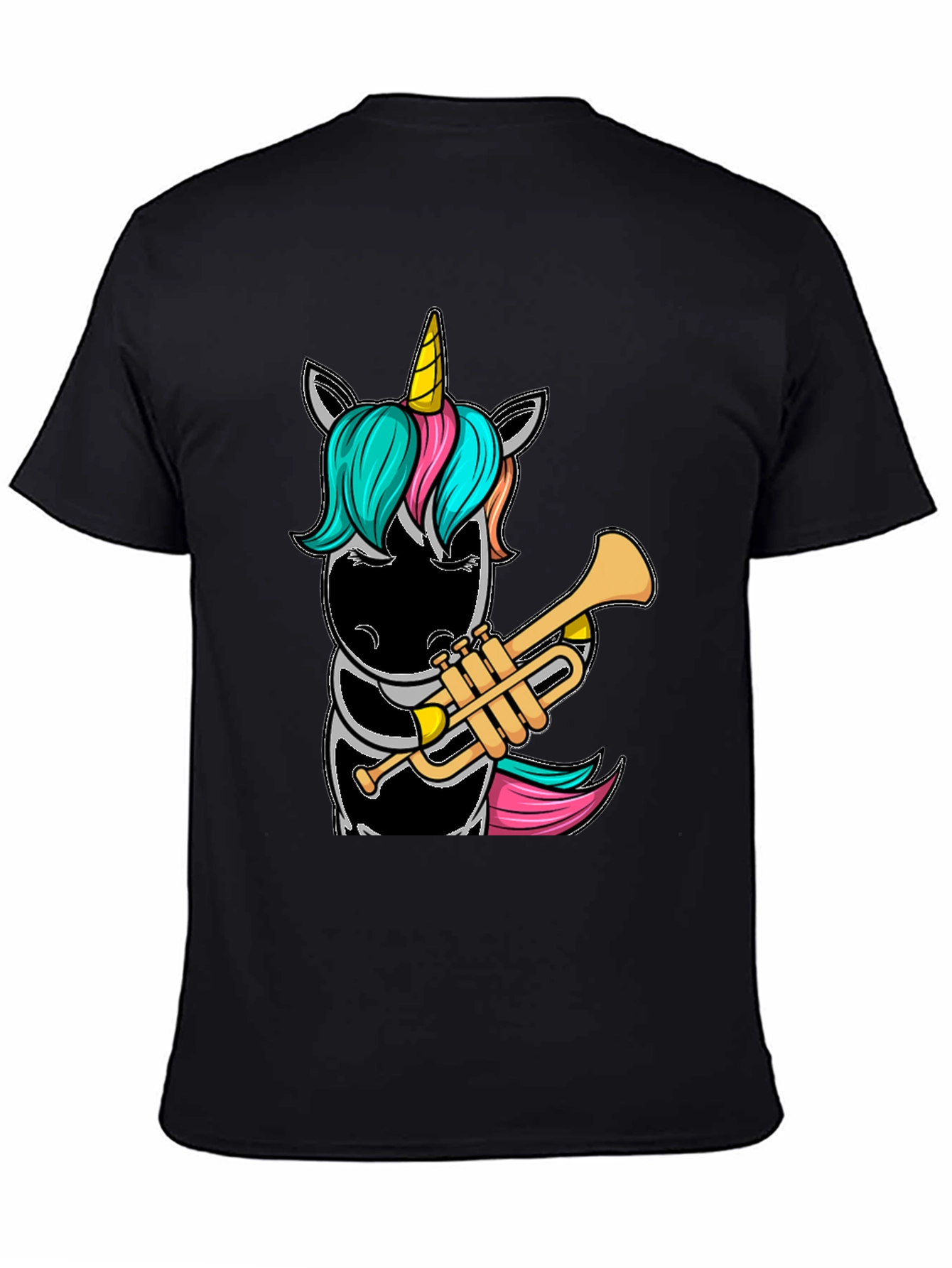 Unicorn Trumpet Player Graphic Tee