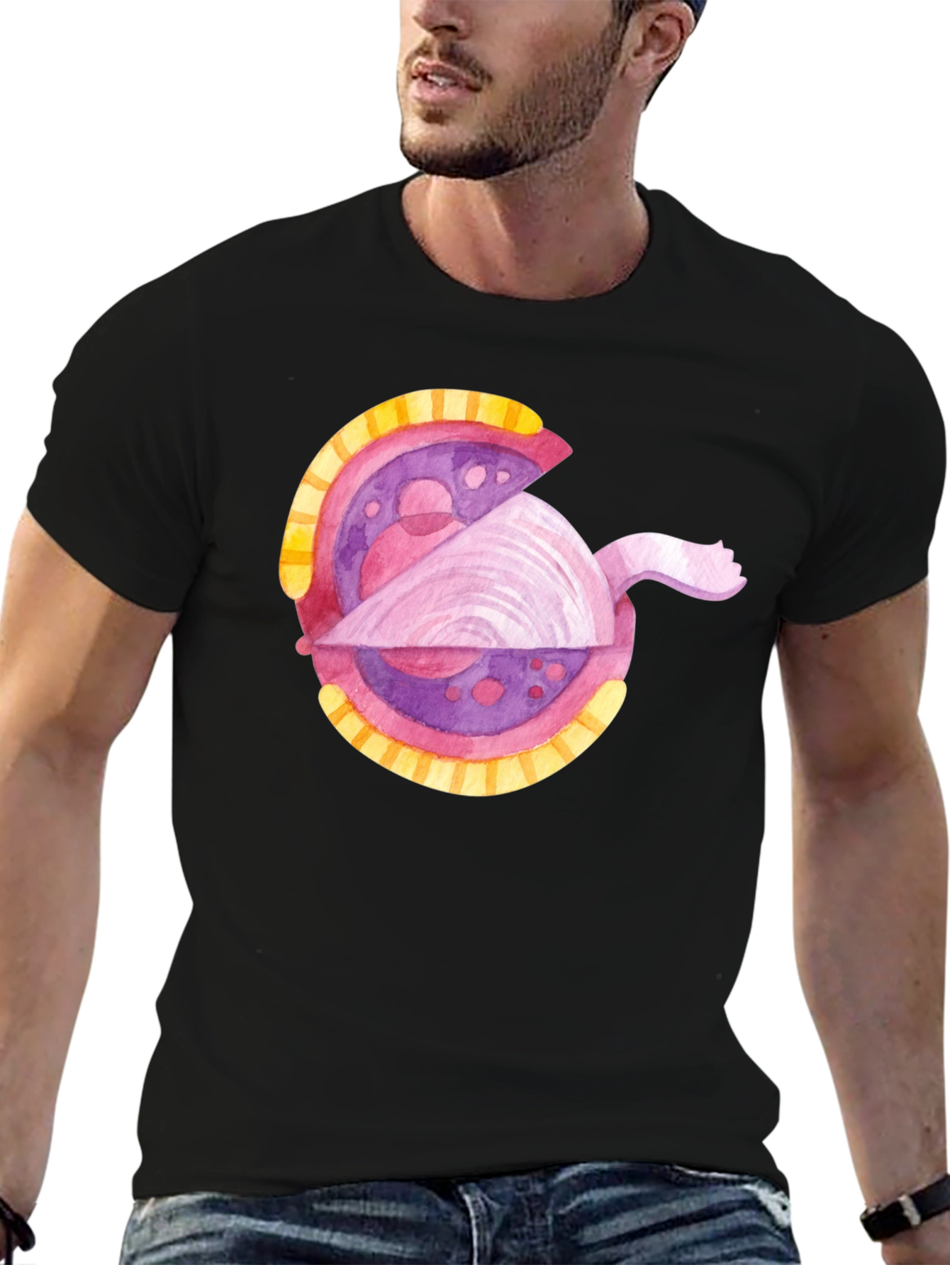 Cartoon Clam Shell Graphic Tee