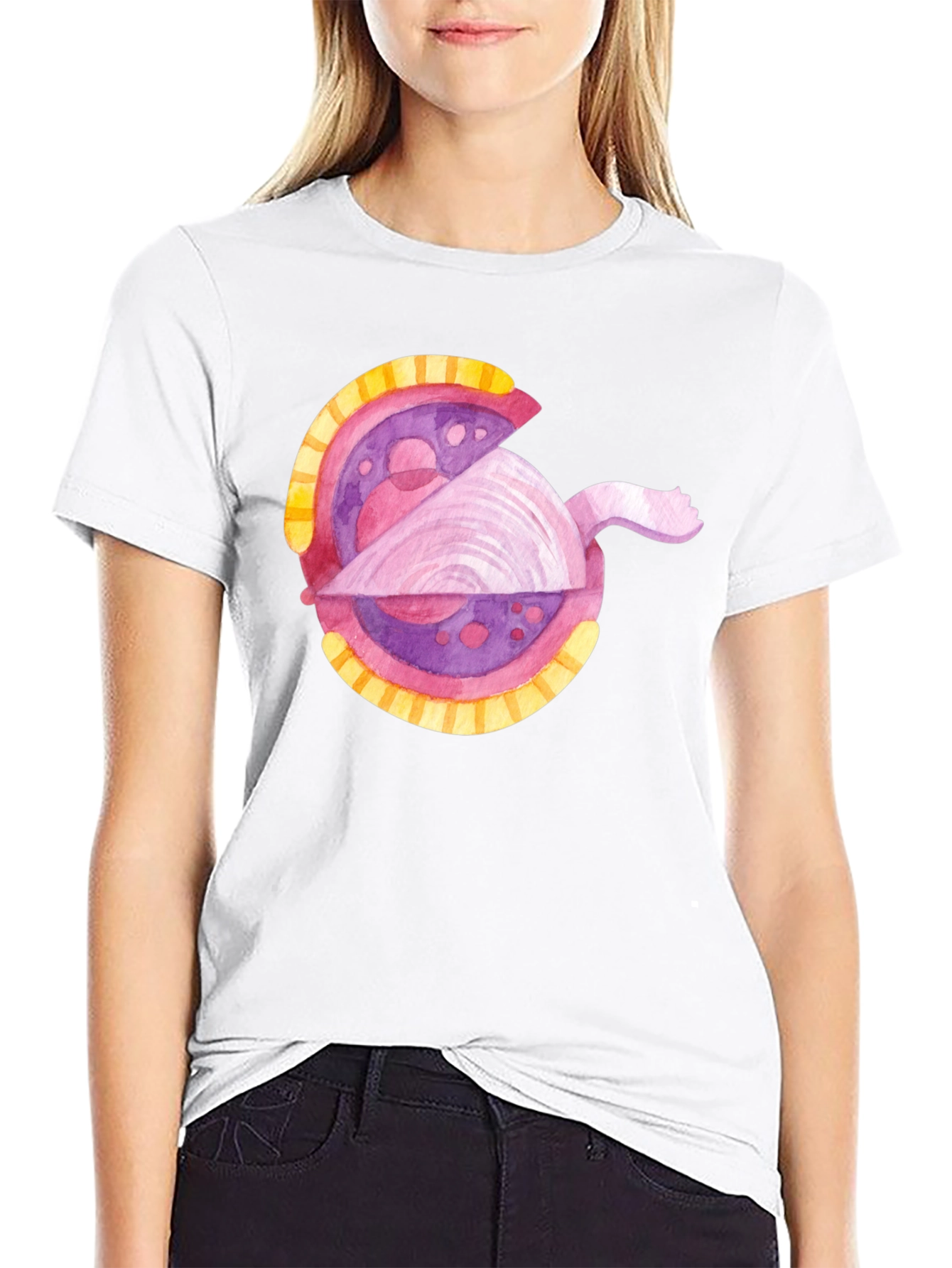 Cartoon Clam Shell Graphic Tee
