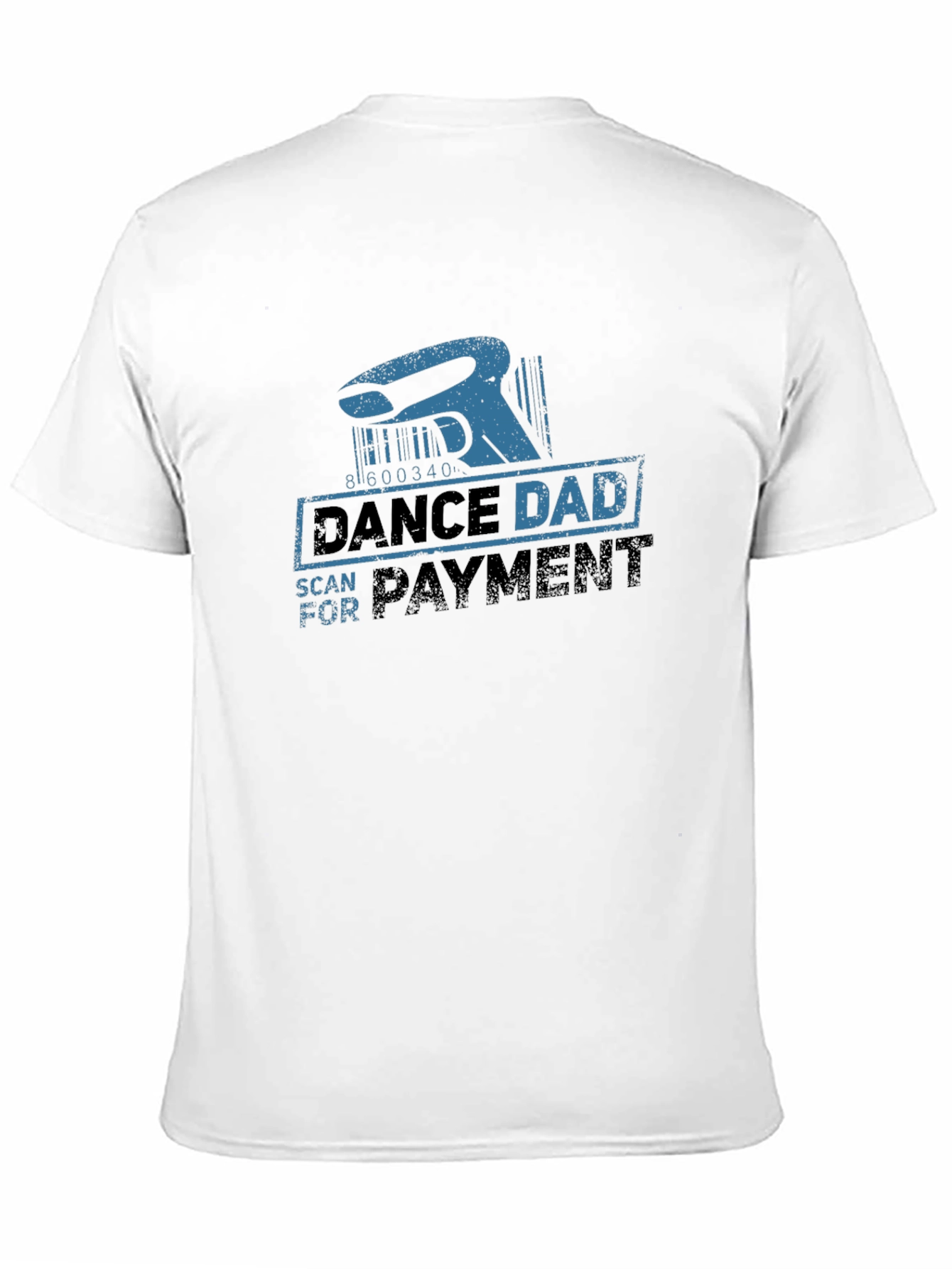 Dance Dad Scan For Payment Black T-Shirt