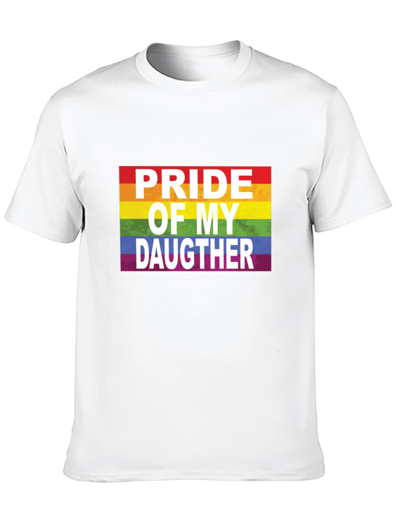 Pride of My Daughter LGBTQ+ Rainbow T-Shirt