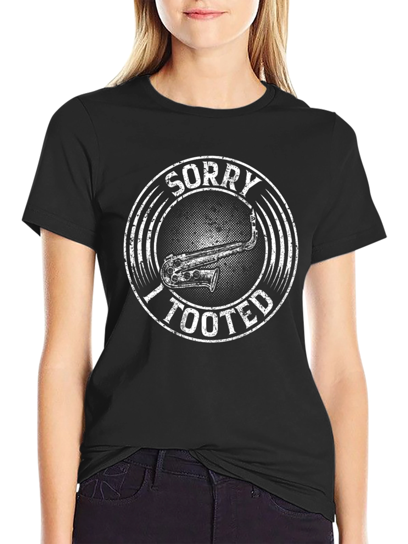 Sorry I Tooted Saxophone T-Shirt