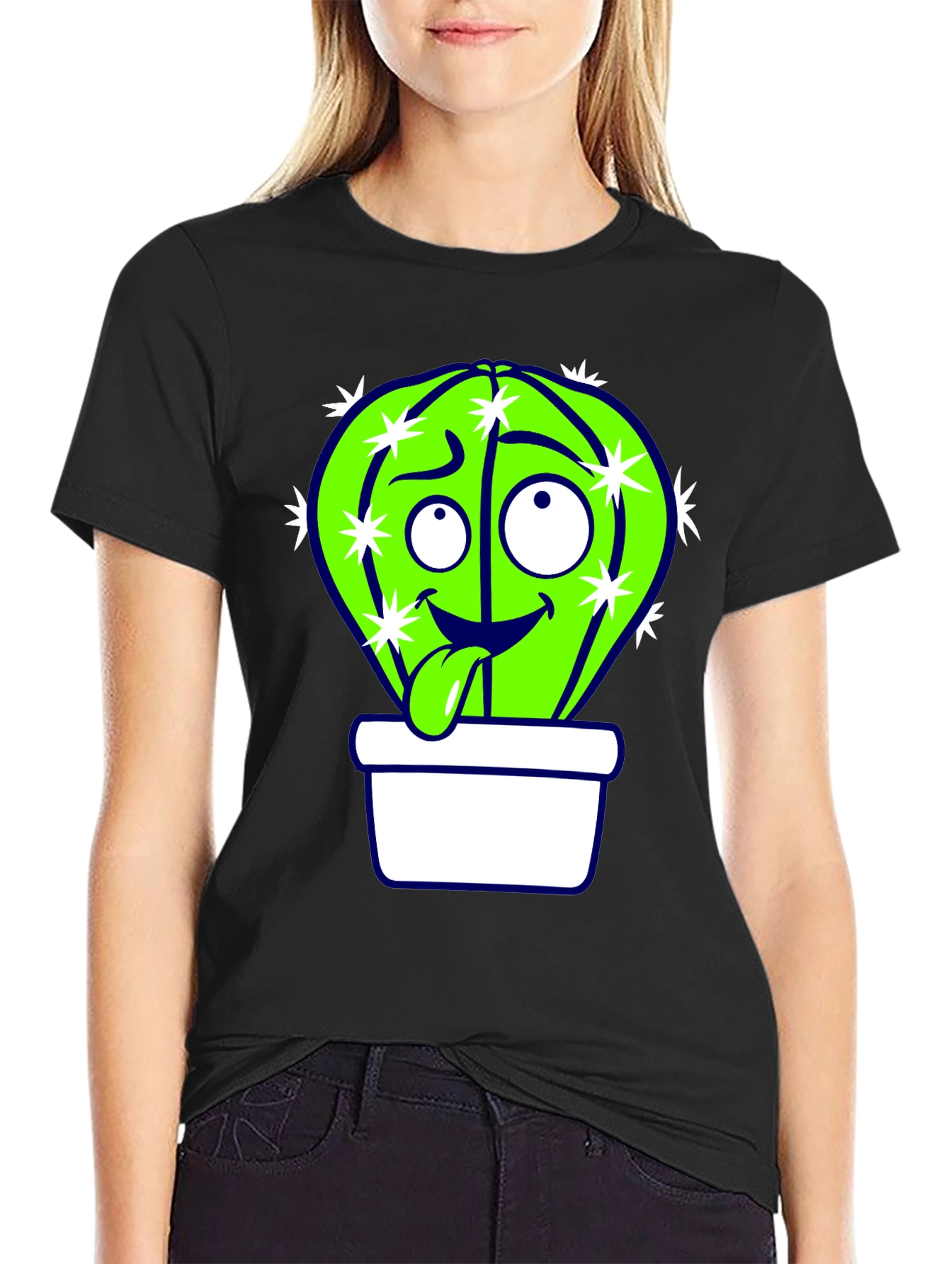 Funny Cactus T-Shirt - Whimsical Graphic Tee
