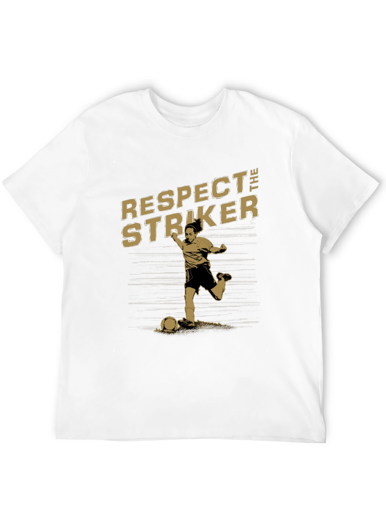 Respect the Striker Graphic T-Shirt - Black