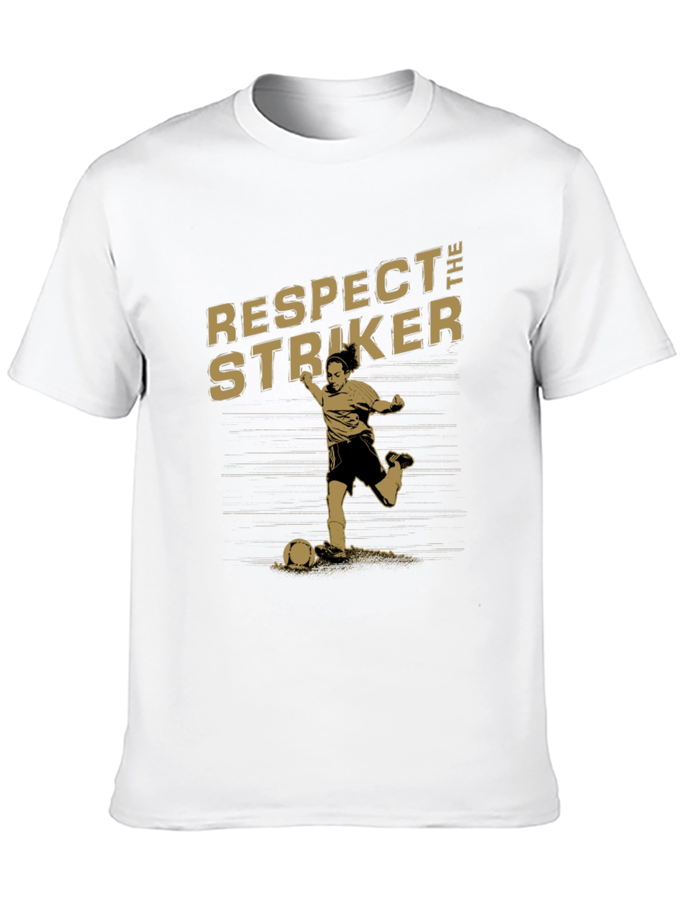 Respect the Striker Graphic T-Shirt - Black