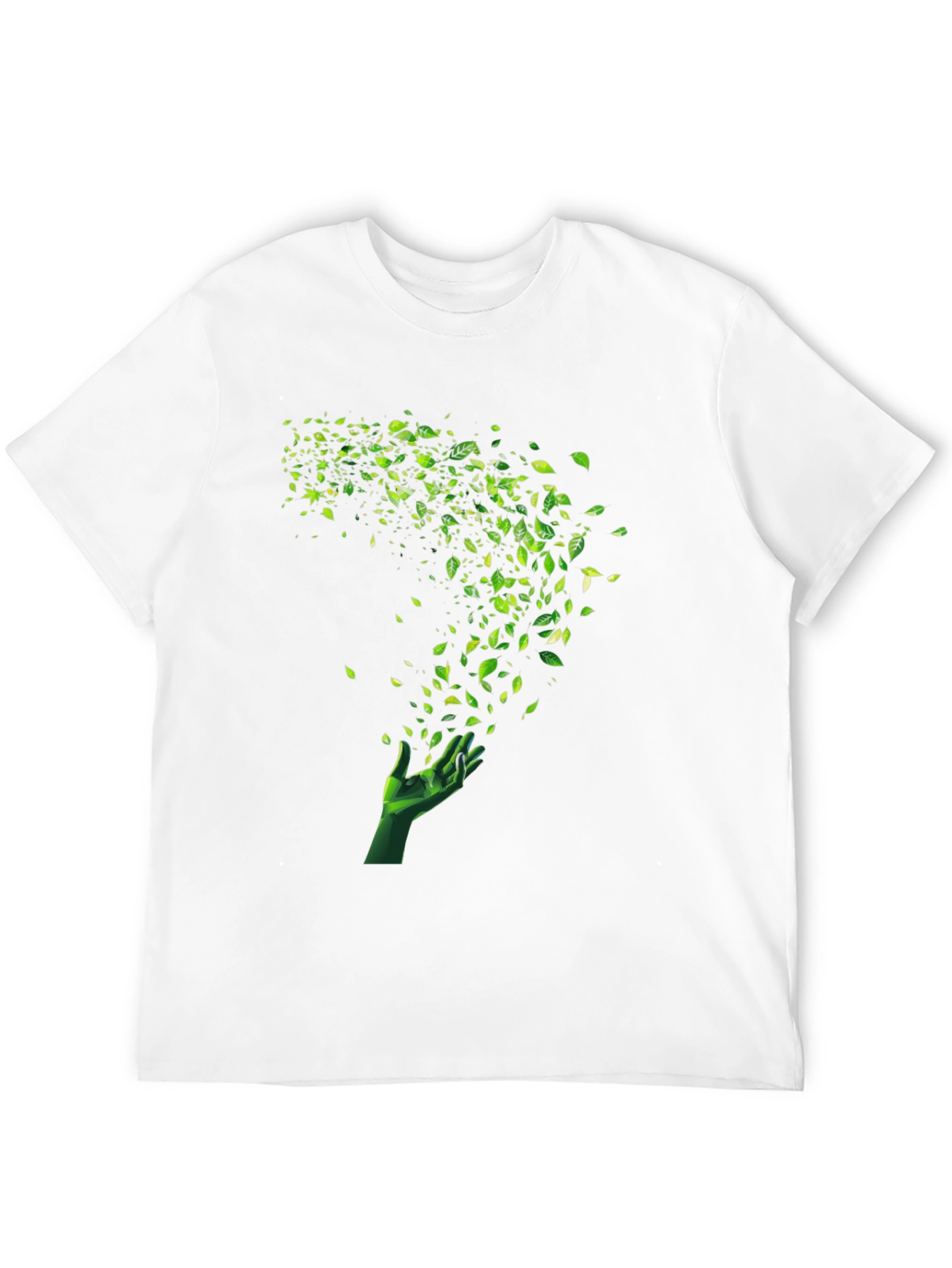 Natures Touch Graphic Tee - Black Cotton Blend
