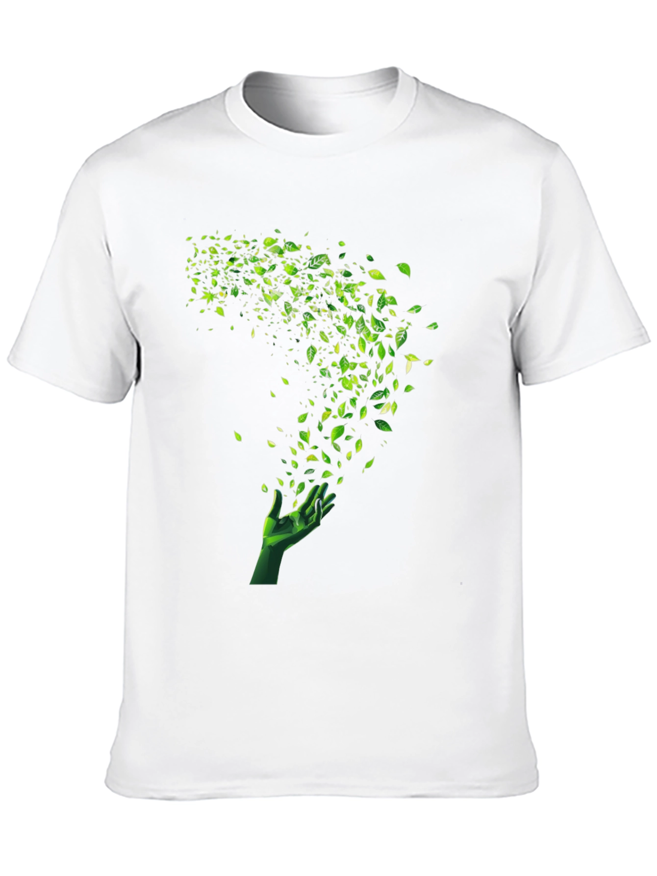 Natures Touch Graphic Tee - Black Cotton Blend
