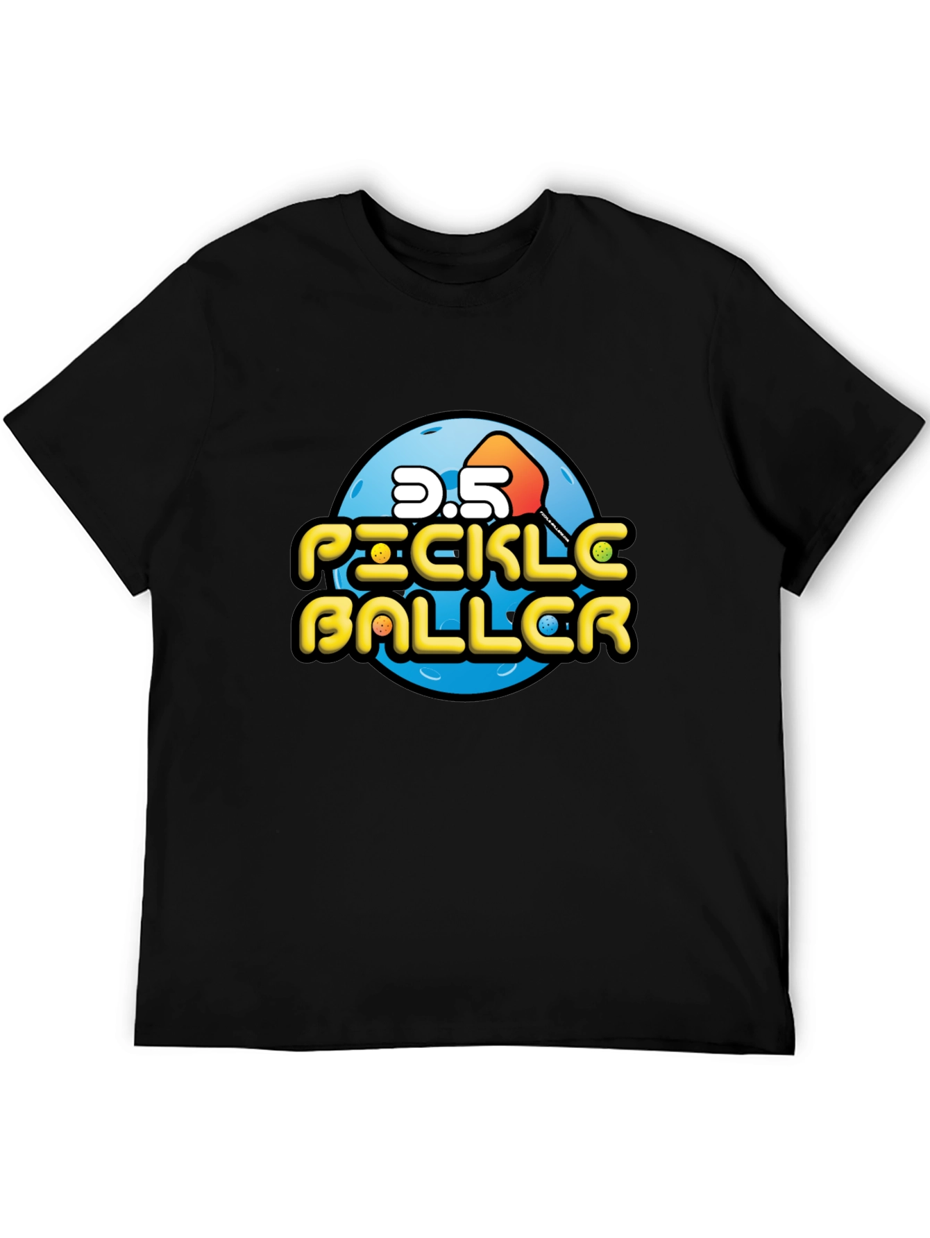 Pickleball 3.5 Black T-Shirt