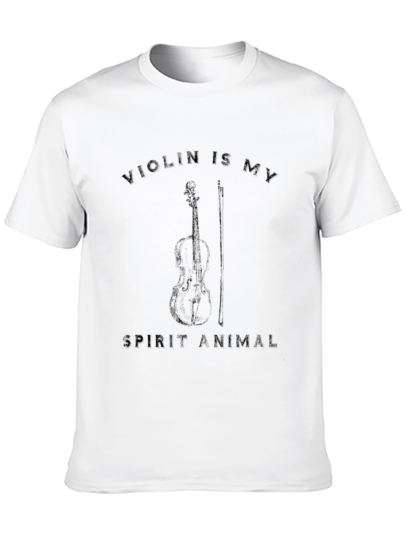 Violin Spirit Animal Graphic T-Shirt