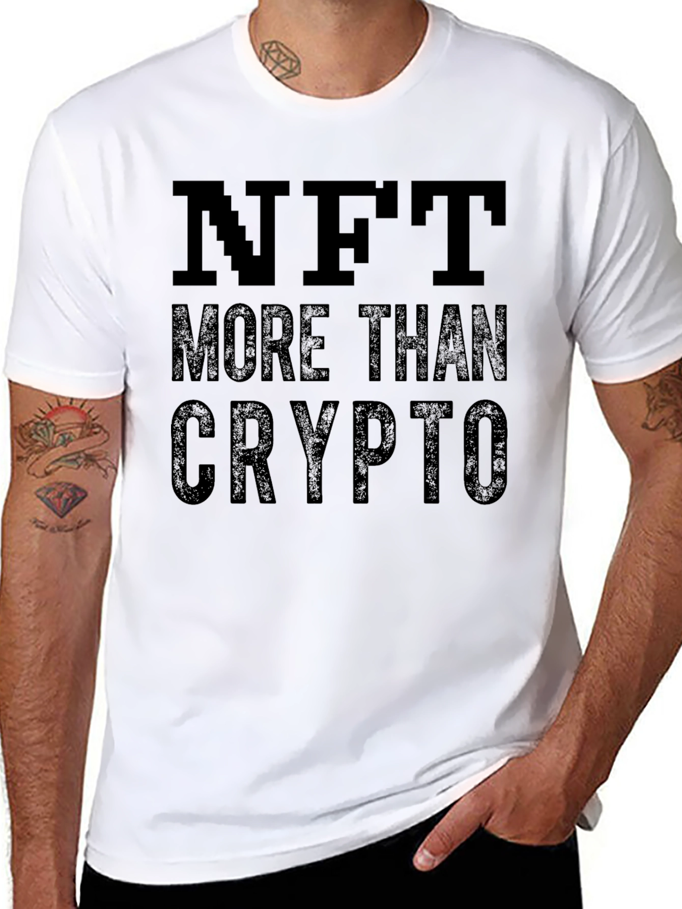 NFT More Than Crypto Black T-Shirt