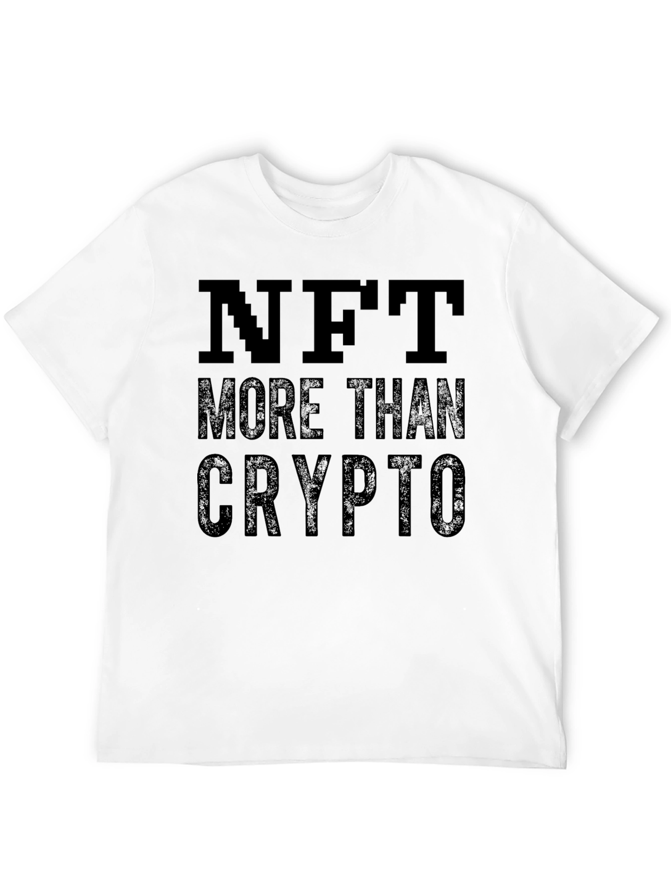 NFT More Than Crypto Black T-Shirt