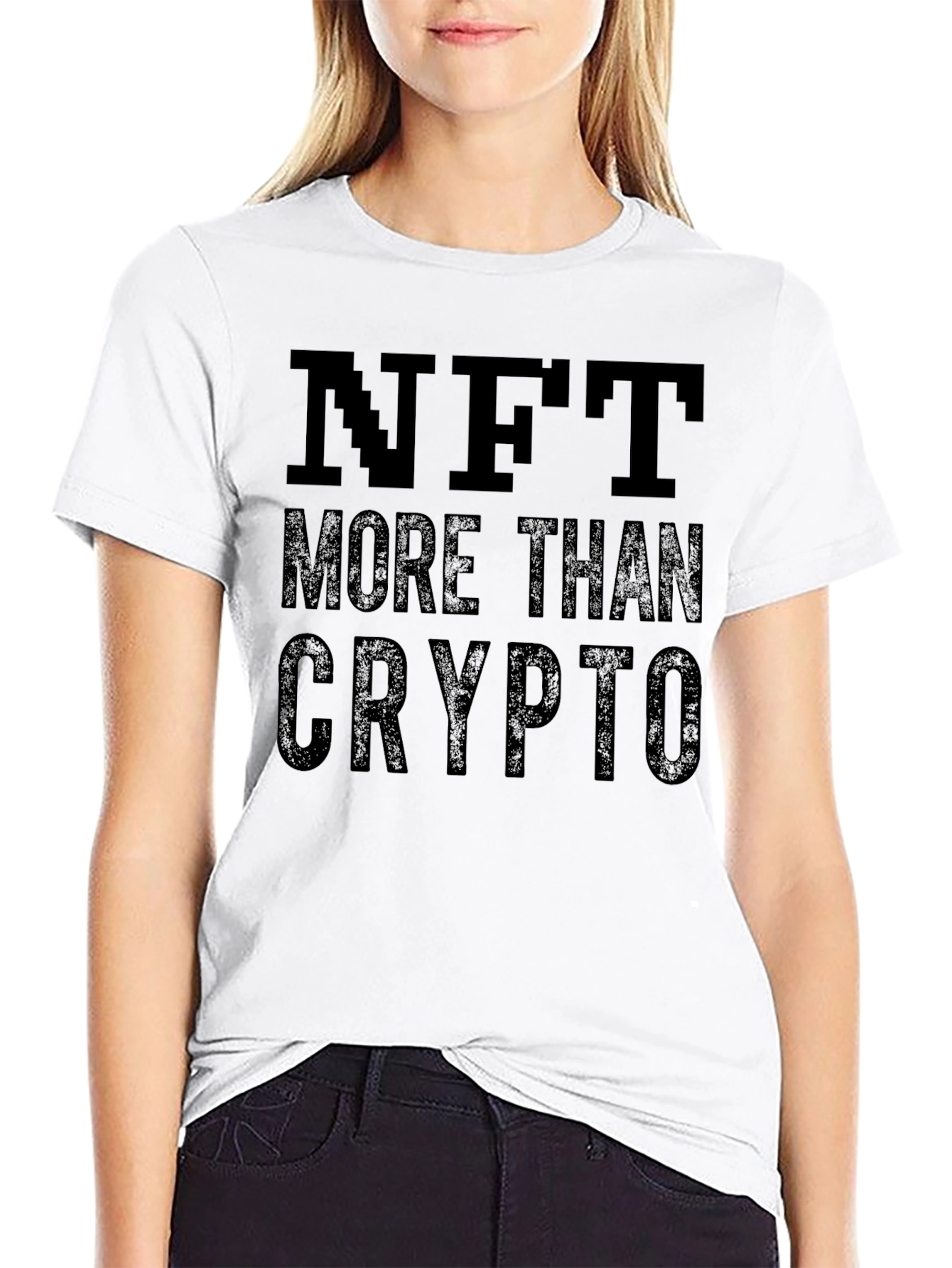 NFT More Than Crypto Black T-Shirt