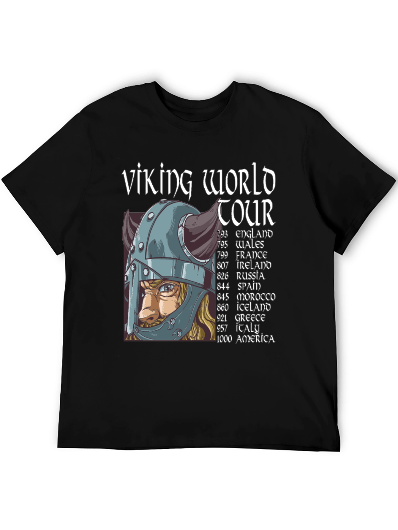 Viking World Tour Black T-Shirt