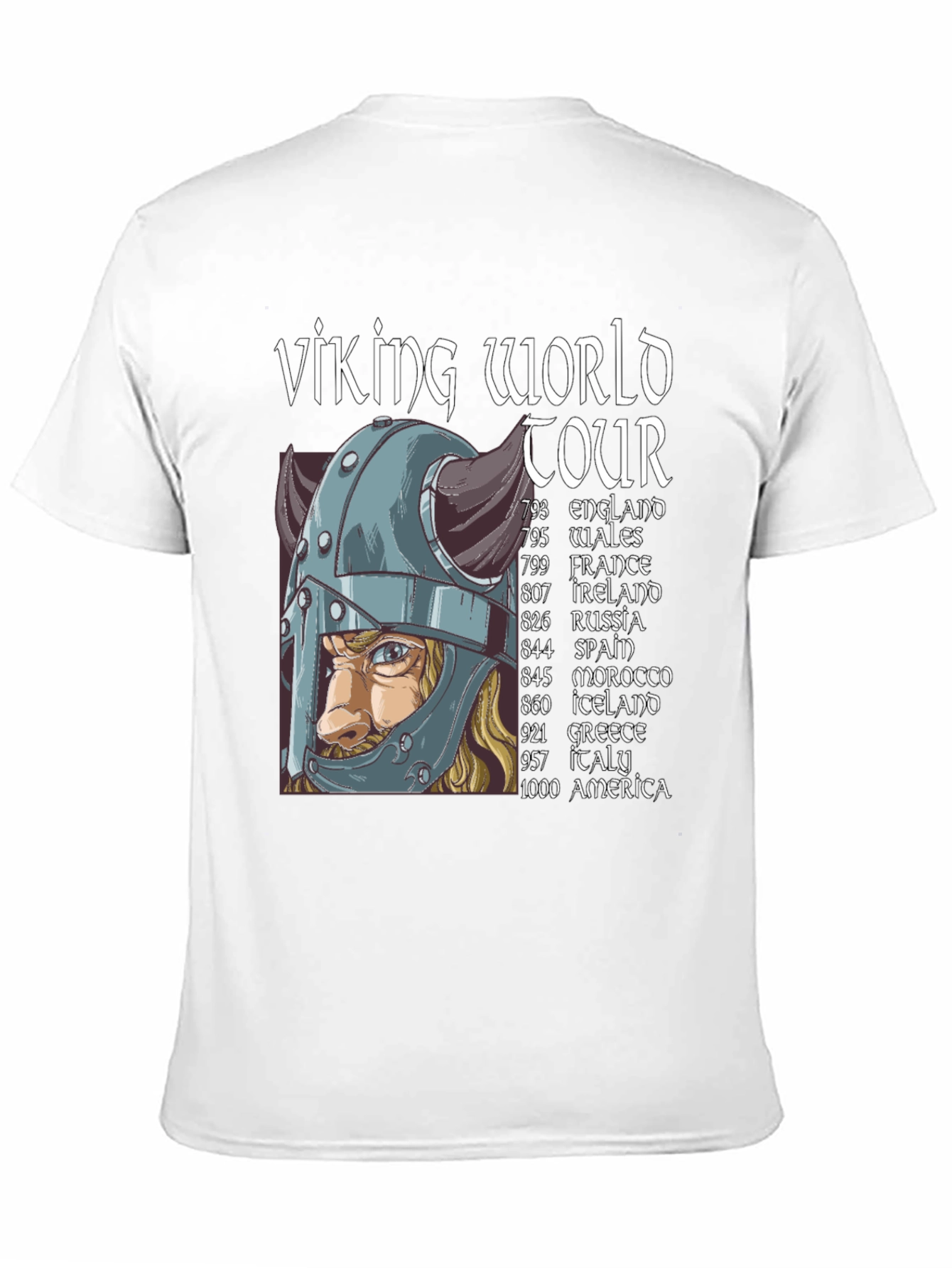 Viking World Tour Black T-Shirt