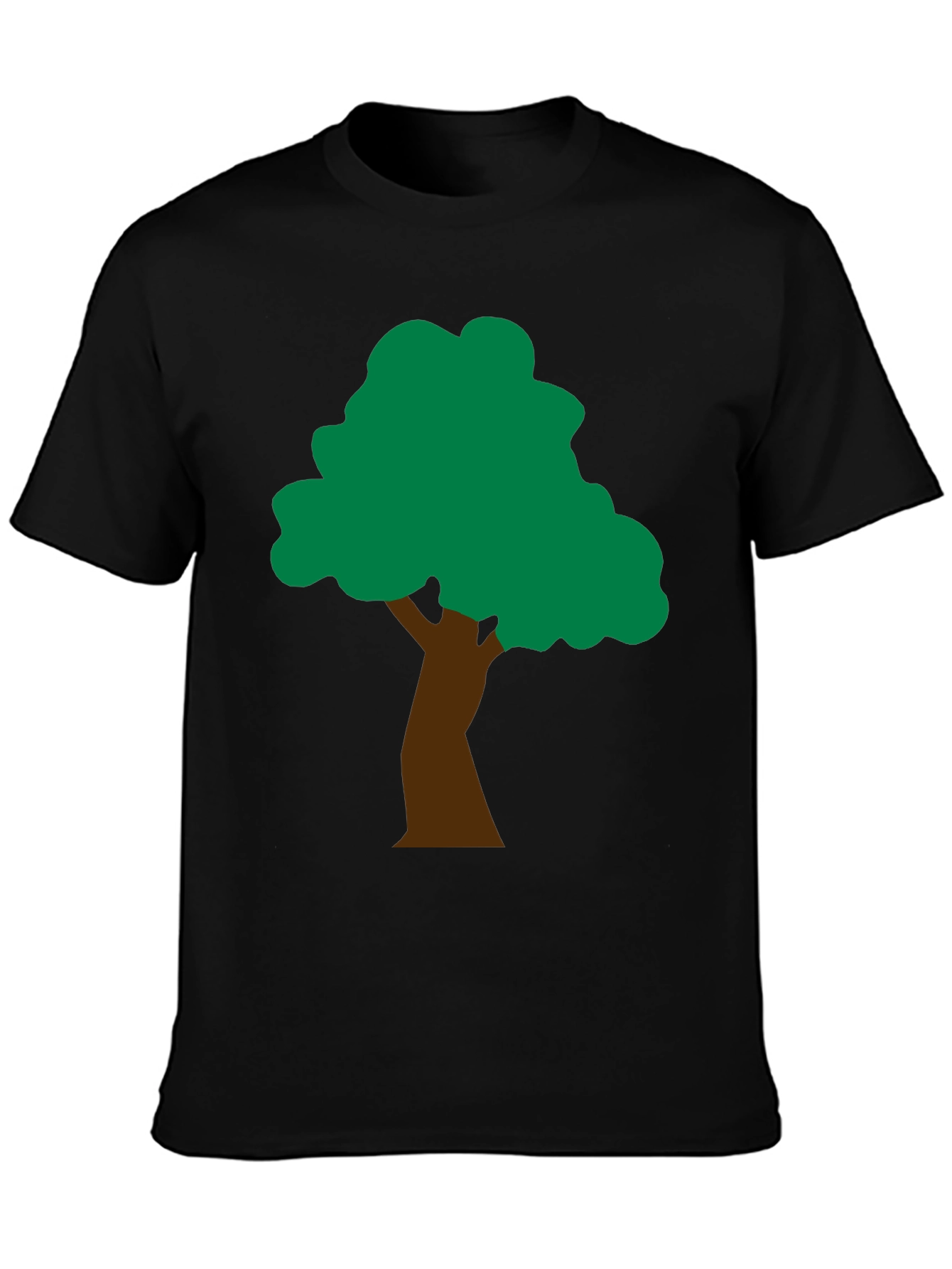 Nature Tree Graphic Tee - Black