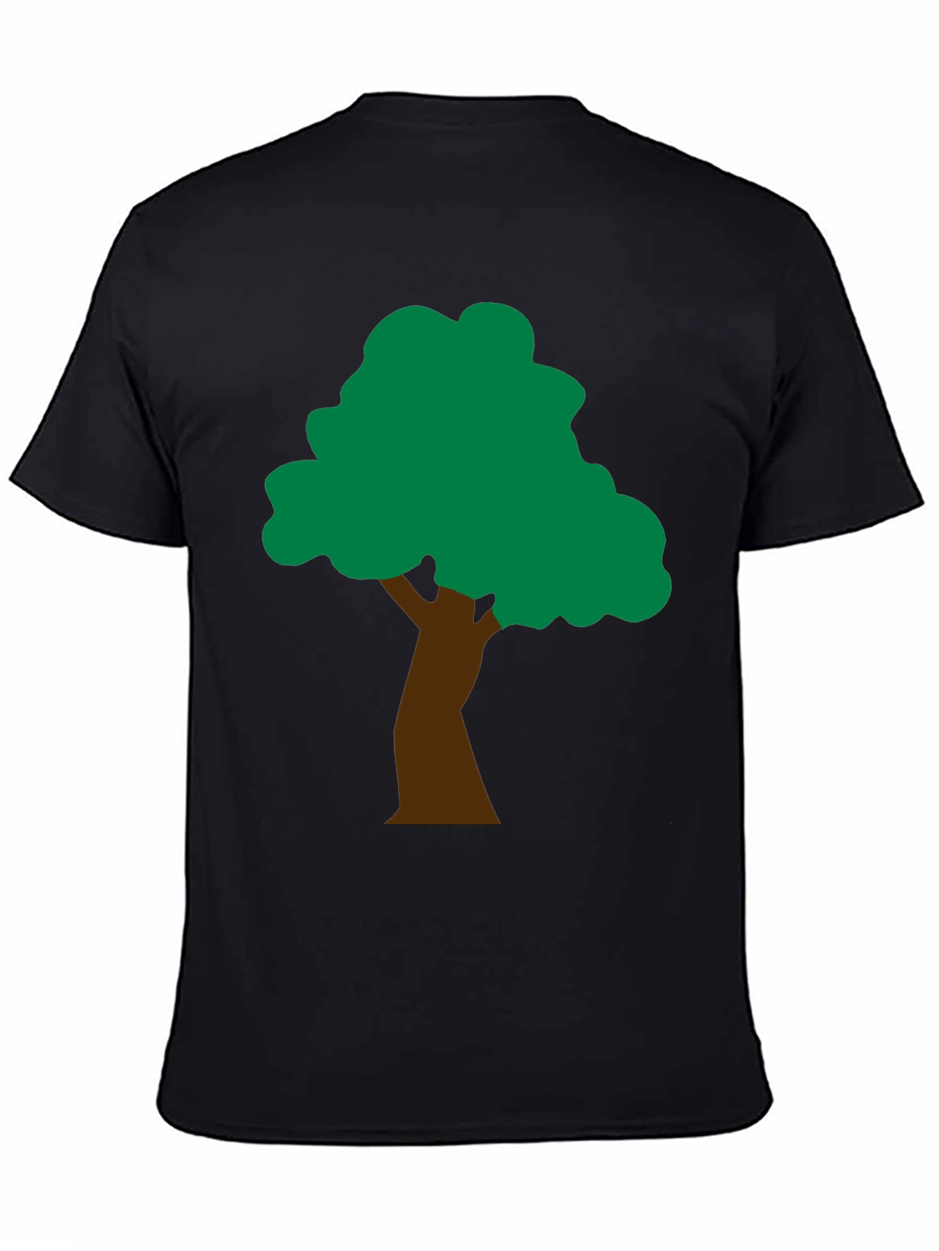Nature Tree Graphic Tee - Black