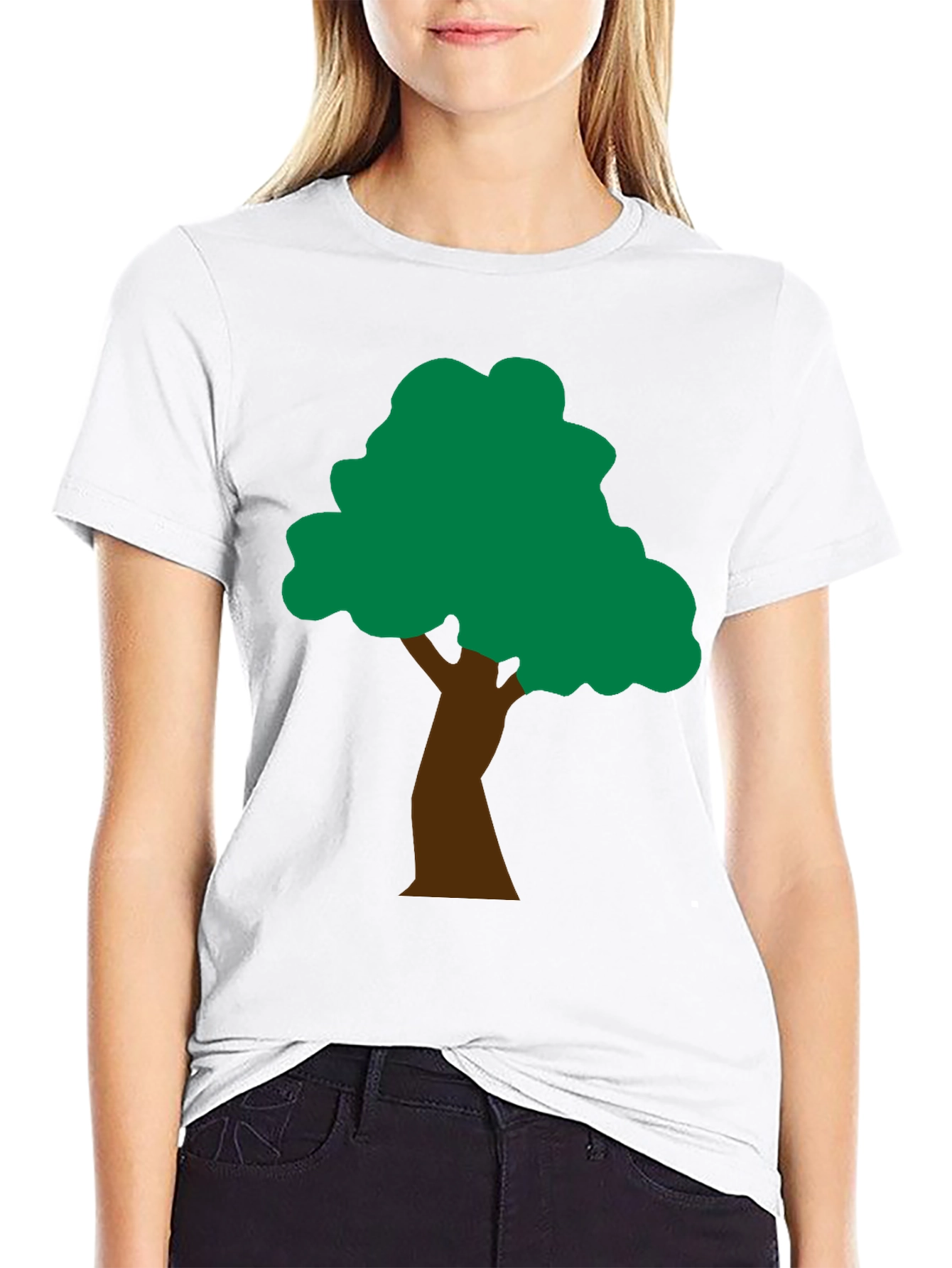 Nature Tree Graphic Tee - Black