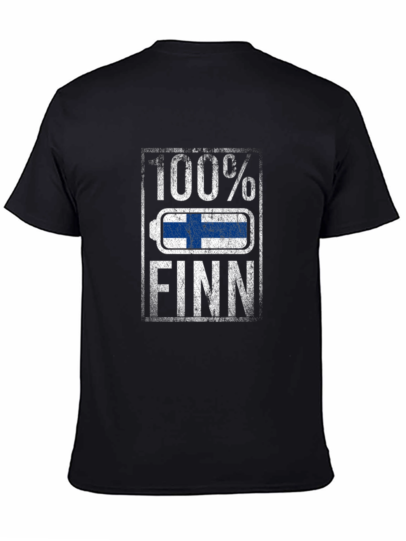 100% Finn T-Shirt - Finnish Pride Battery Design