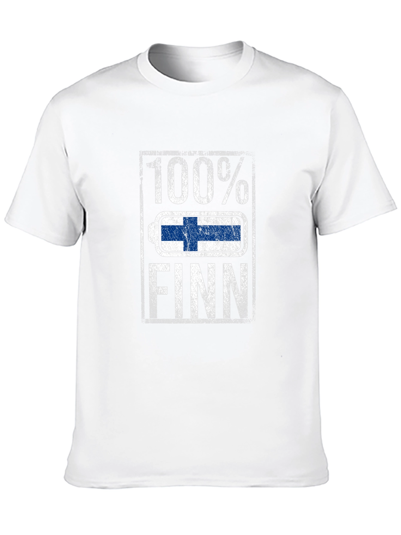 100% Finn T-Shirt - Finnish Pride Battery Design