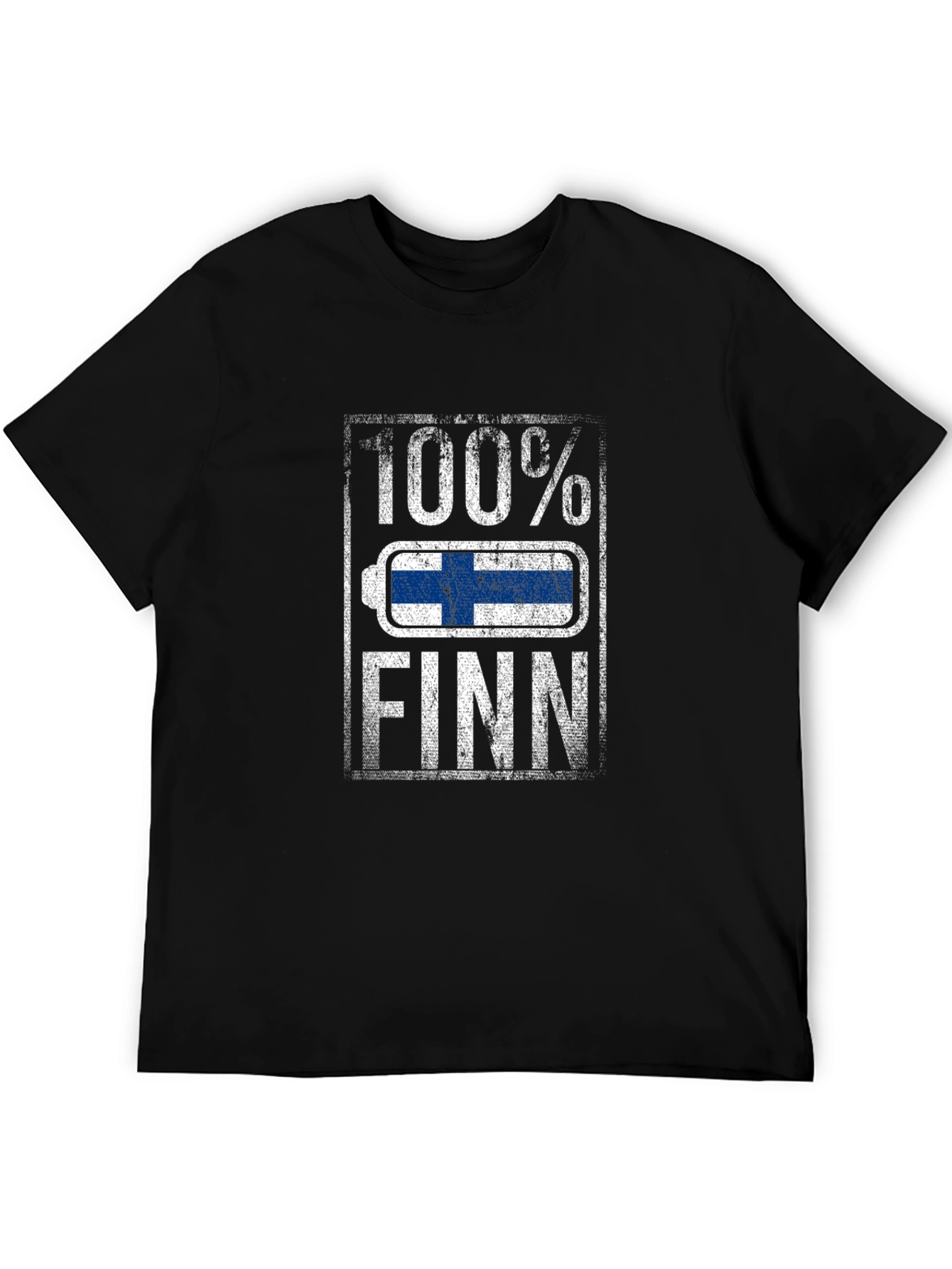 100% Finn T-Shirt - Finnish Pride Battery Design