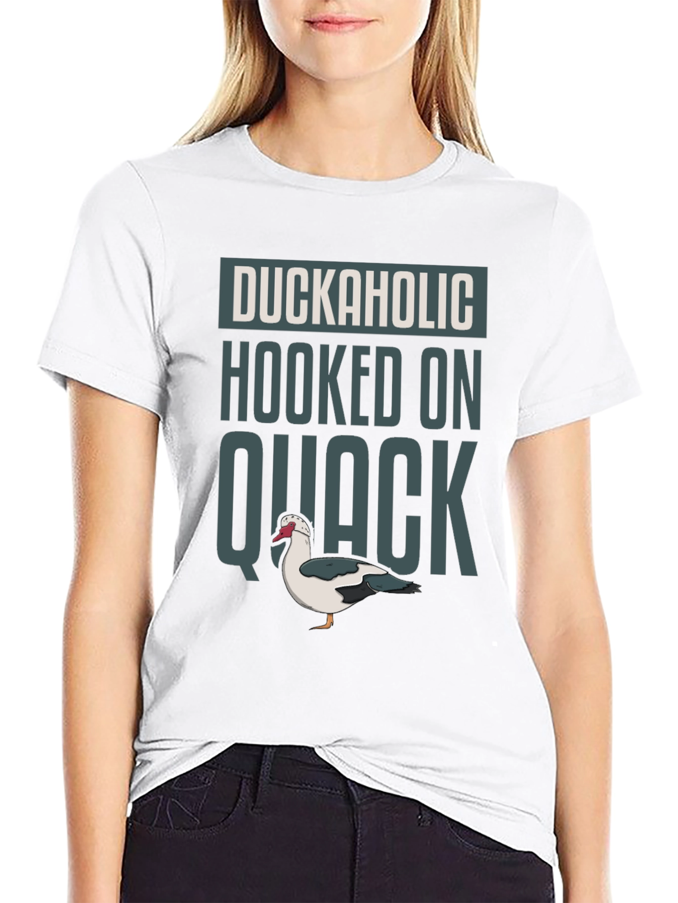 Duckaholic T-Shirt - Hooked on Quack