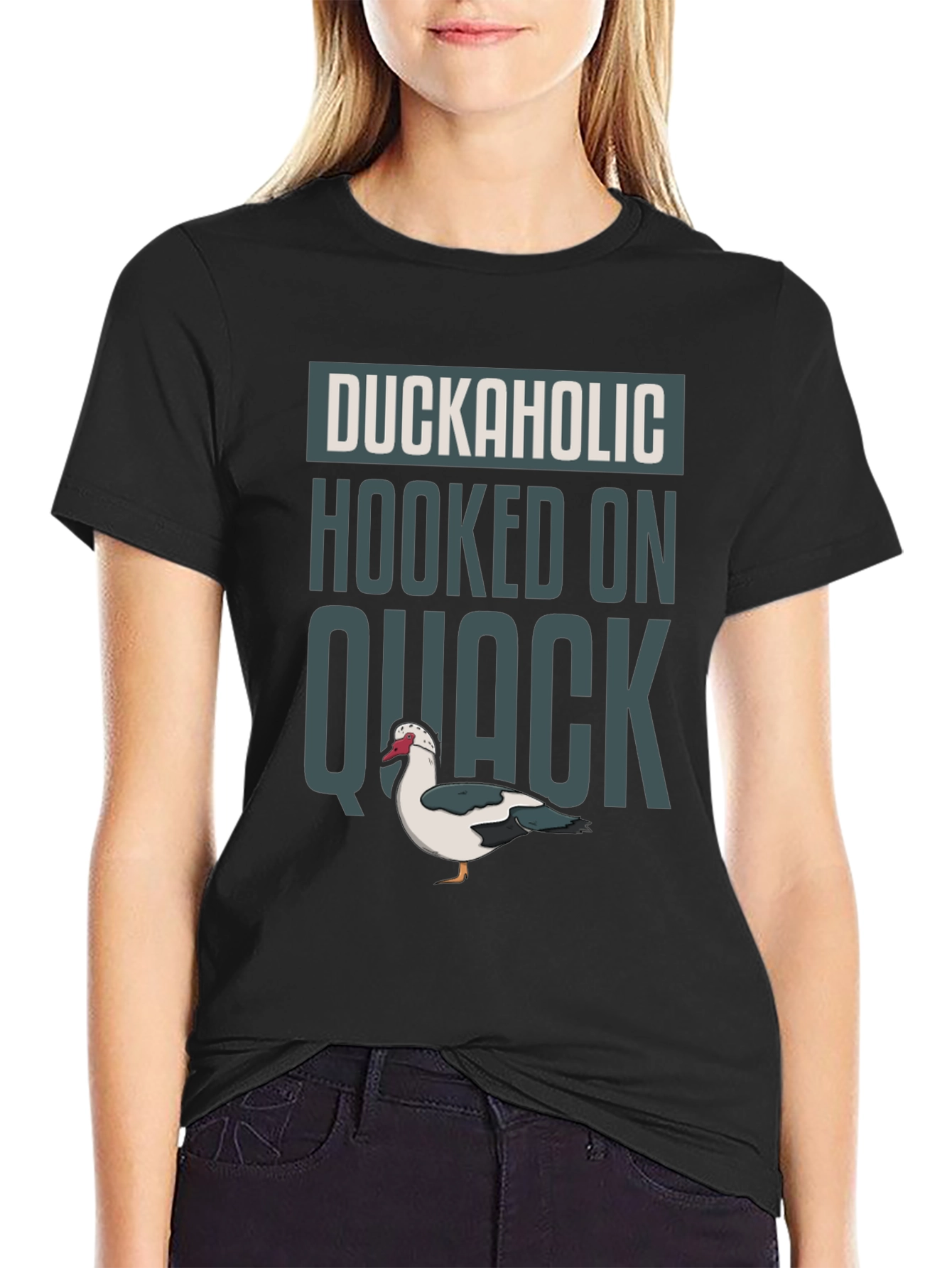 Duckaholic T-Shirt - Hooked on Quack