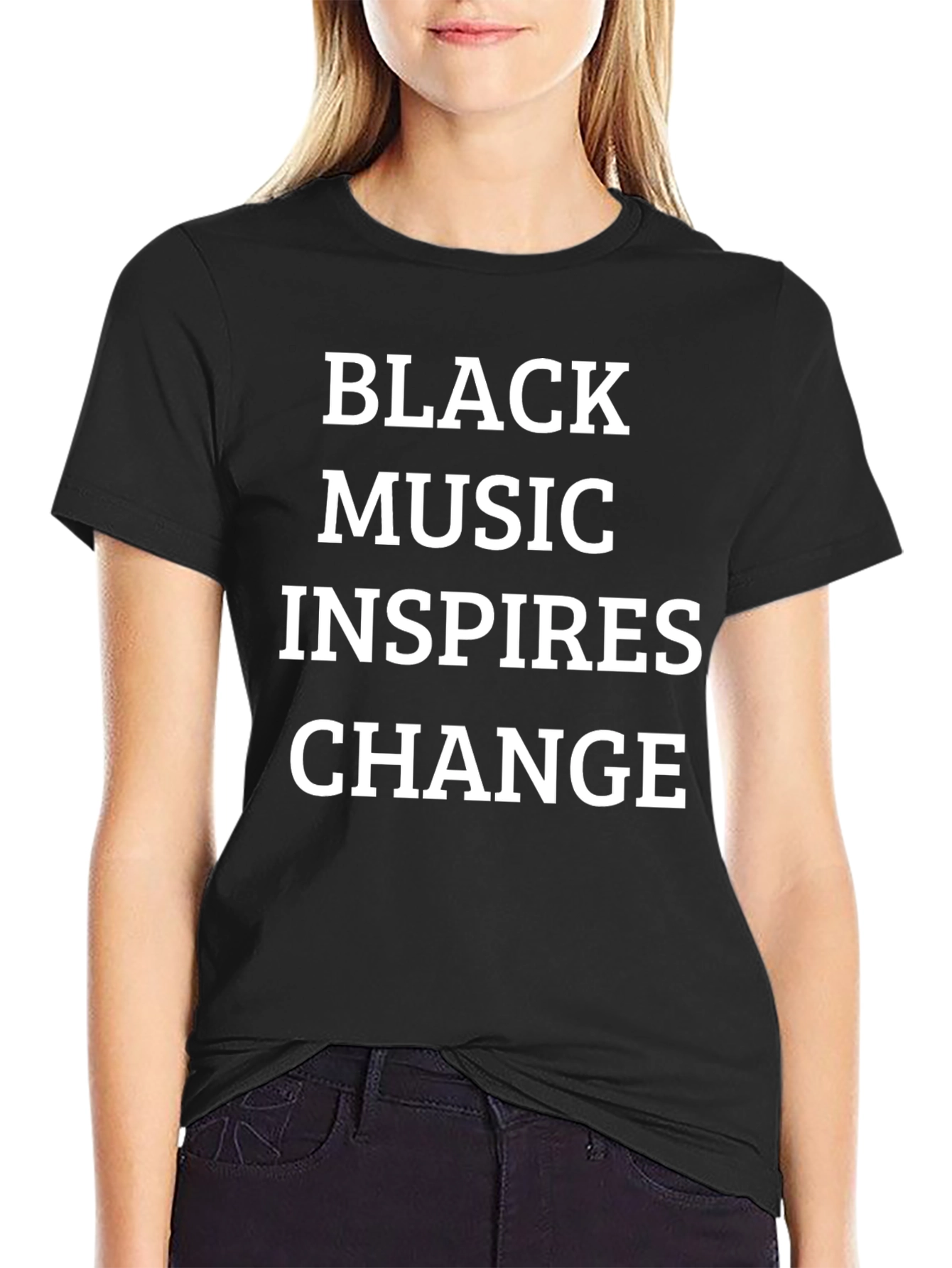 Black Music Inspires Change Graphic Tee