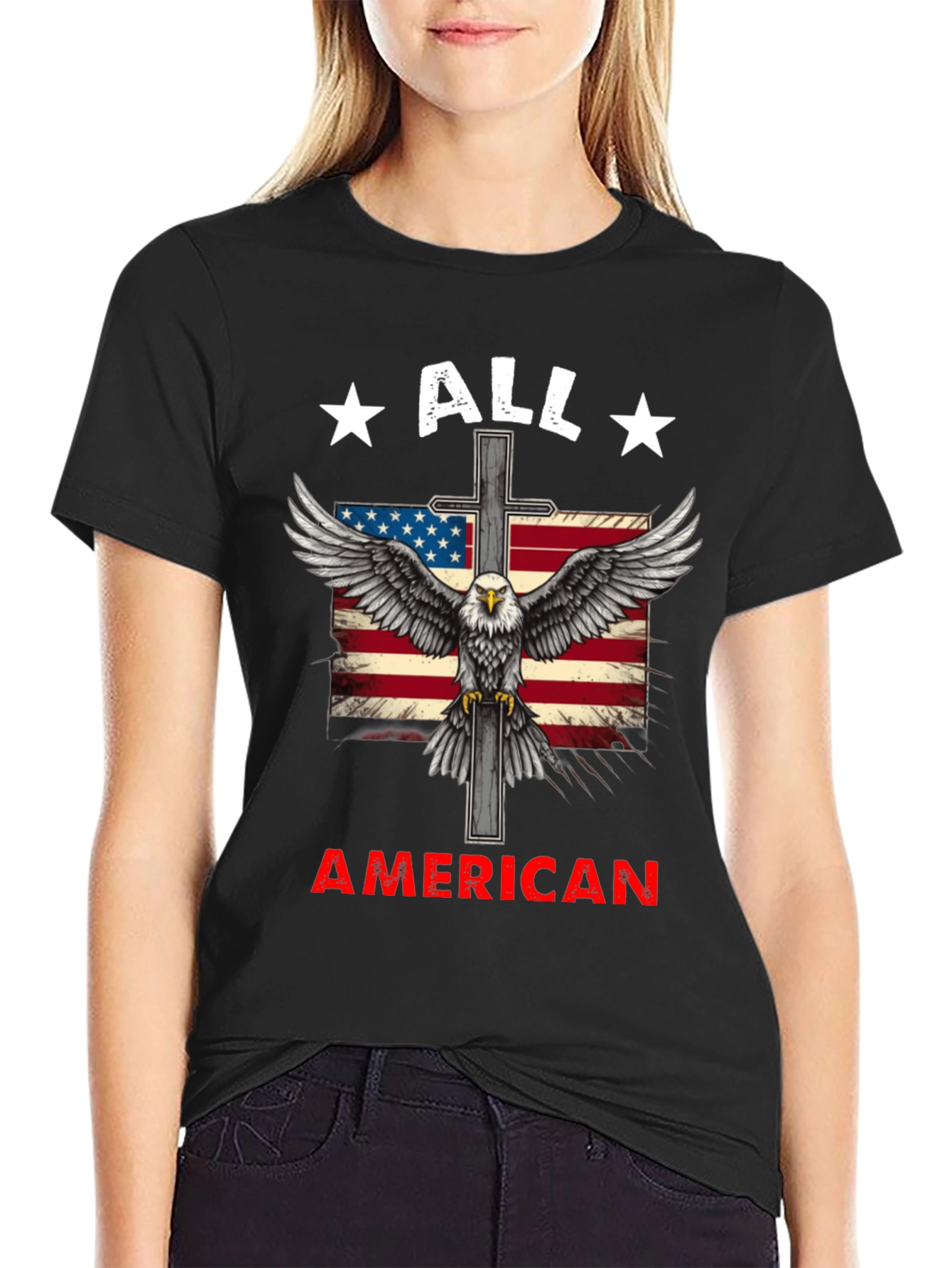 All American Eagle Graphic T-Shirt