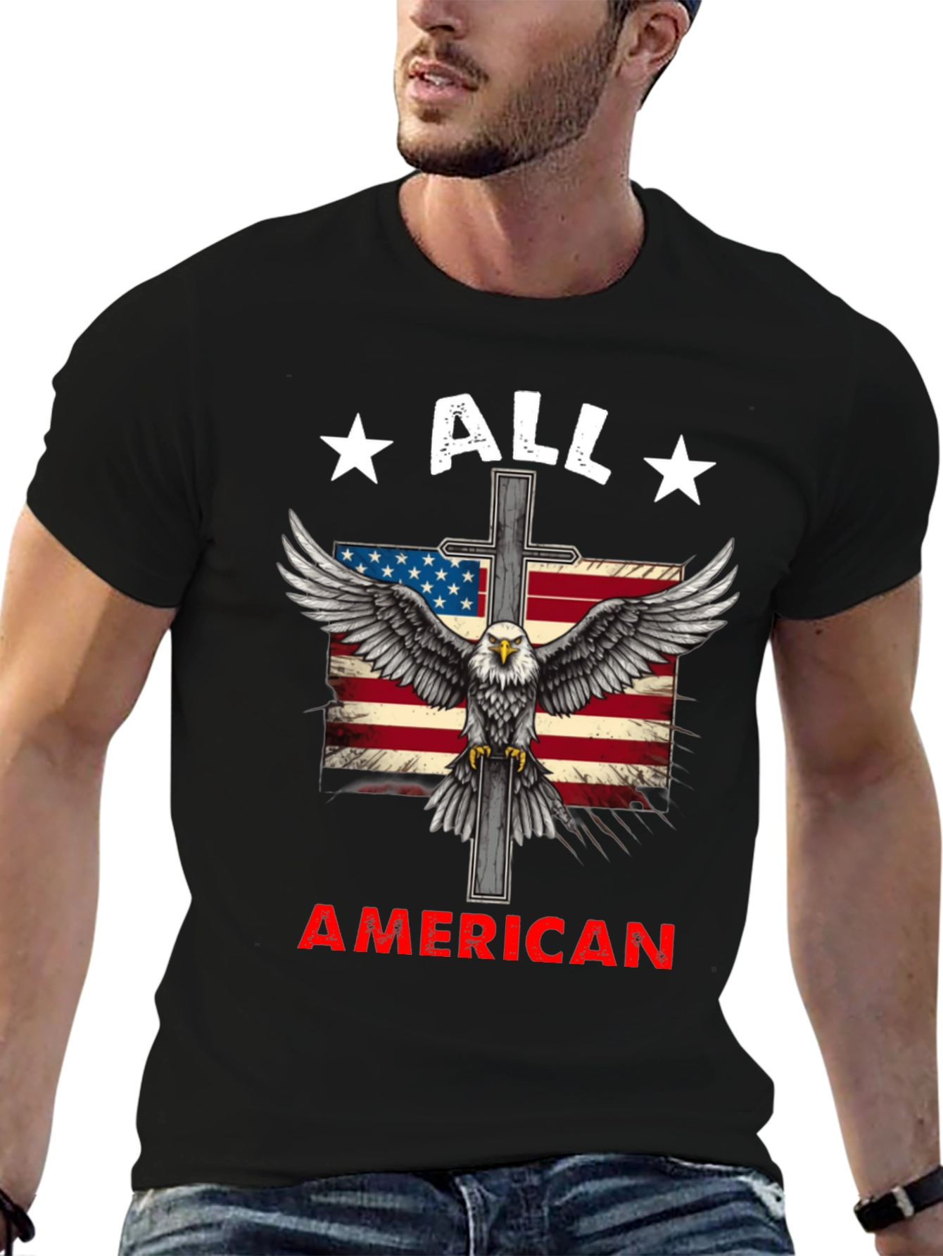 All American Eagle Graphic T-Shirt