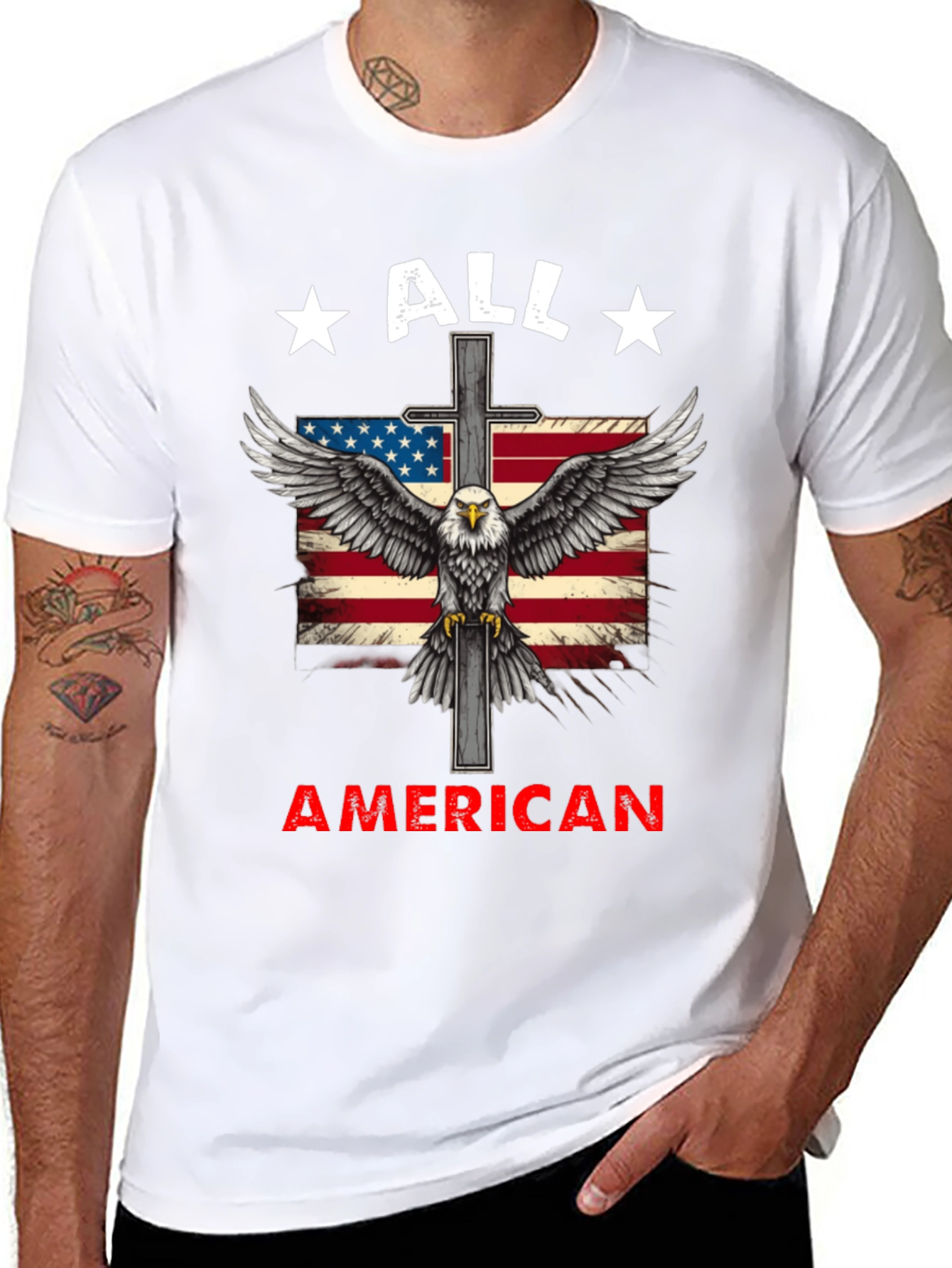 All American Eagle Graphic T-Shirt