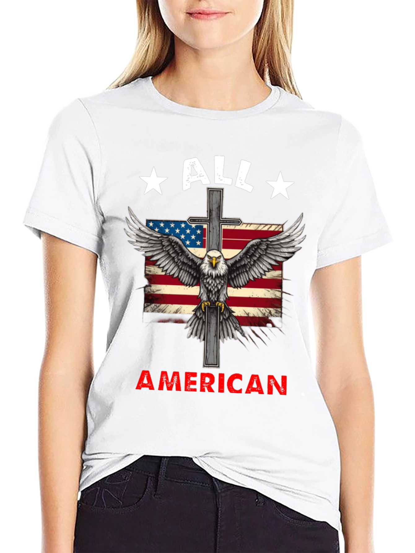 All American Eagle Graphic T-Shirt