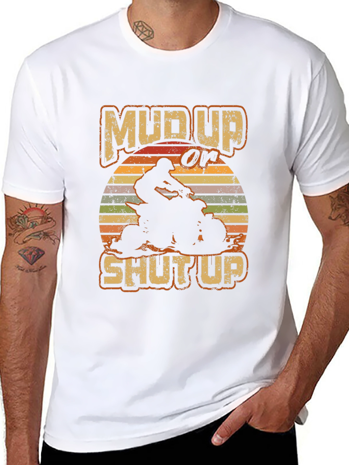 Mud Up or Shut Up ATV Rider T-Shirt