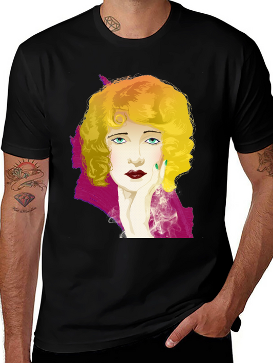 Vintage Art Deco Style Womens Graphic T-Shirt