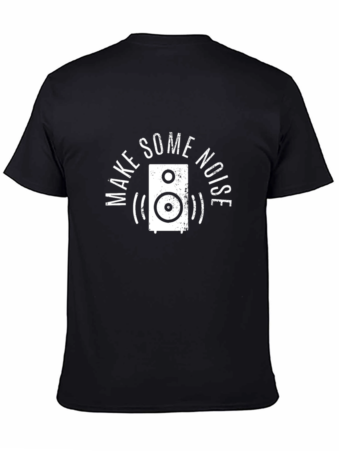 Make Some Noise Speaker Graphic Tee - Black