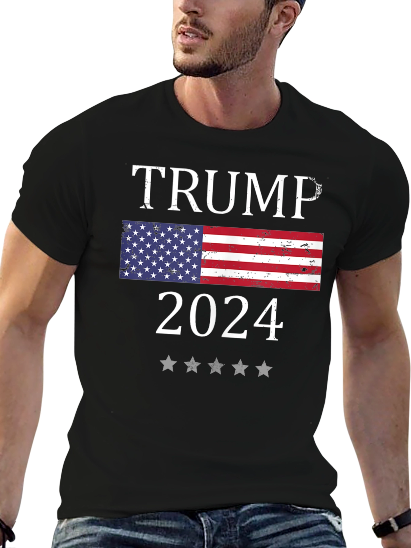 Trump 2024 Patriotic Graphic Tee