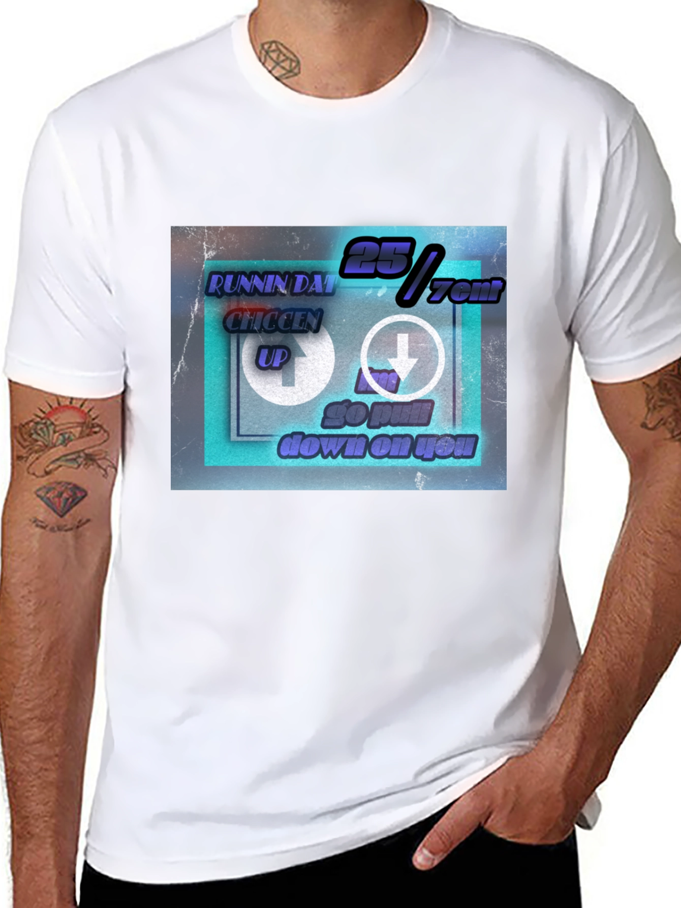 Runnin Dai Chicken Up T-Shirt