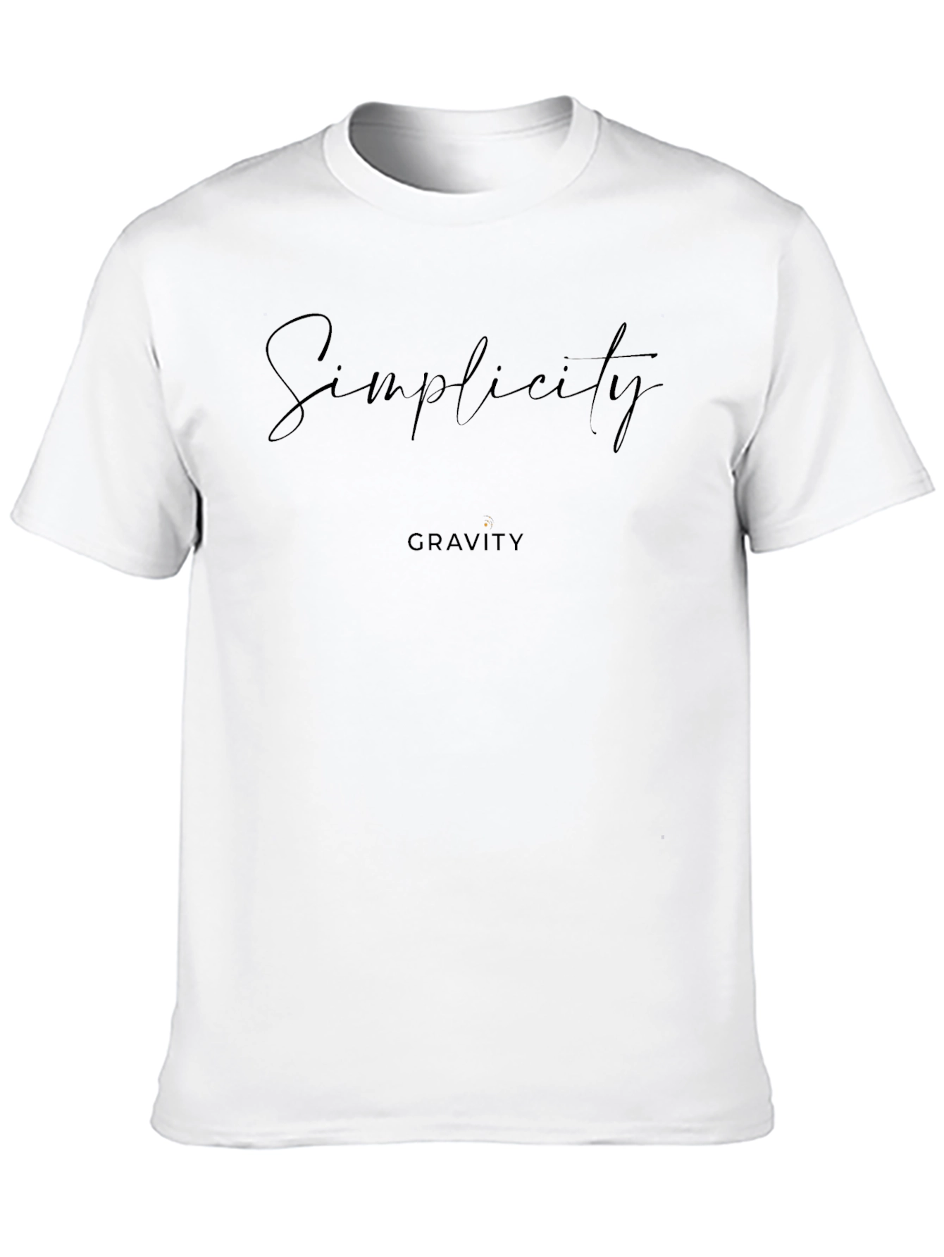 Simplicity Gravity Black T-Shirt