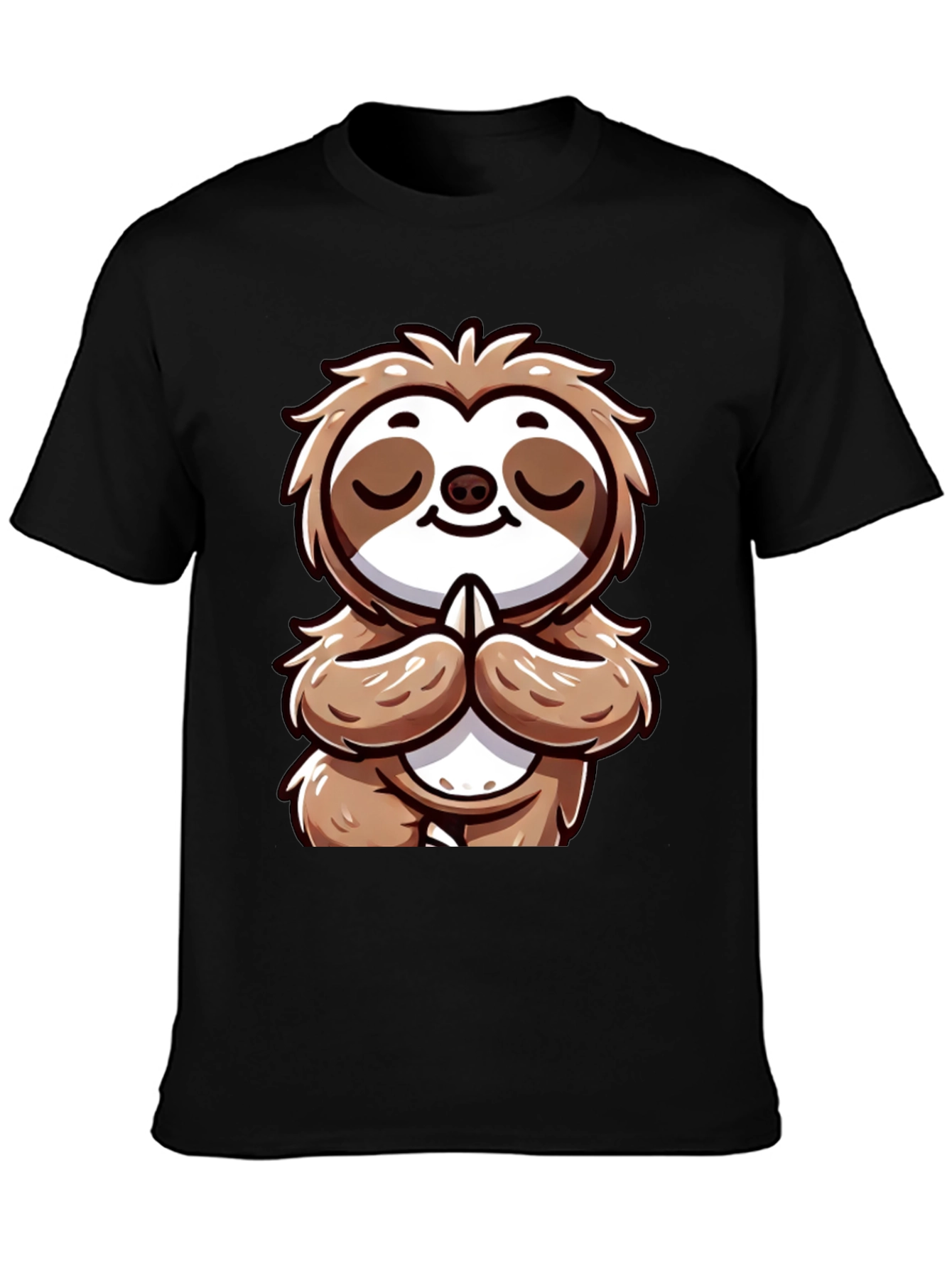 Meditating Sloth Graphic Tee - Relaxed Fit