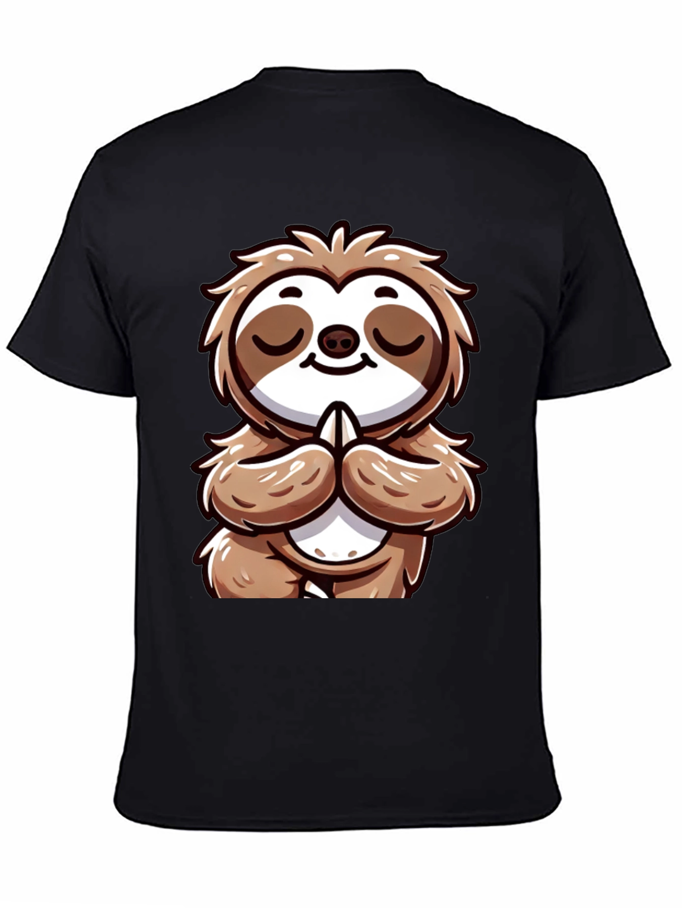 Meditating Sloth Graphic Tee - Relaxed Fit