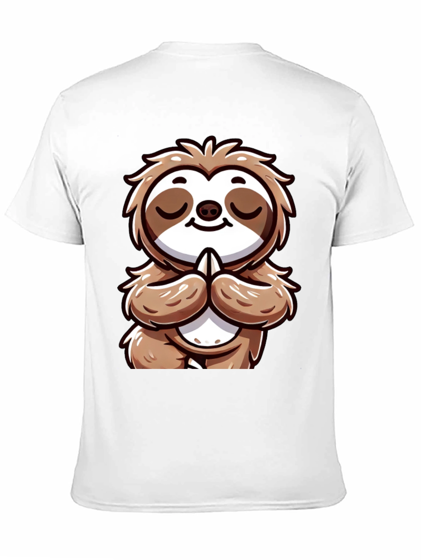 Meditating Sloth Graphic Tee - Relaxed Fit