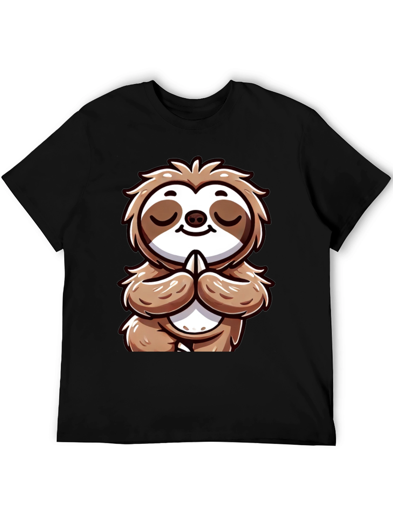 Meditating Sloth Graphic Tee - Relaxed Fit